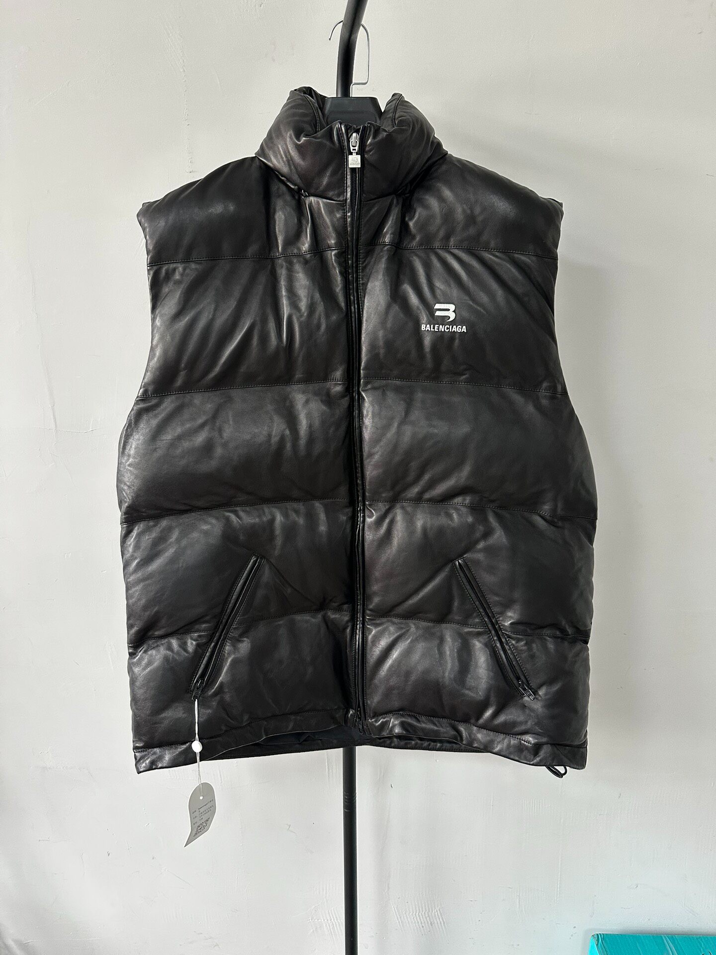 Balenciaga Men’s Black Padded Sleeveless Vest