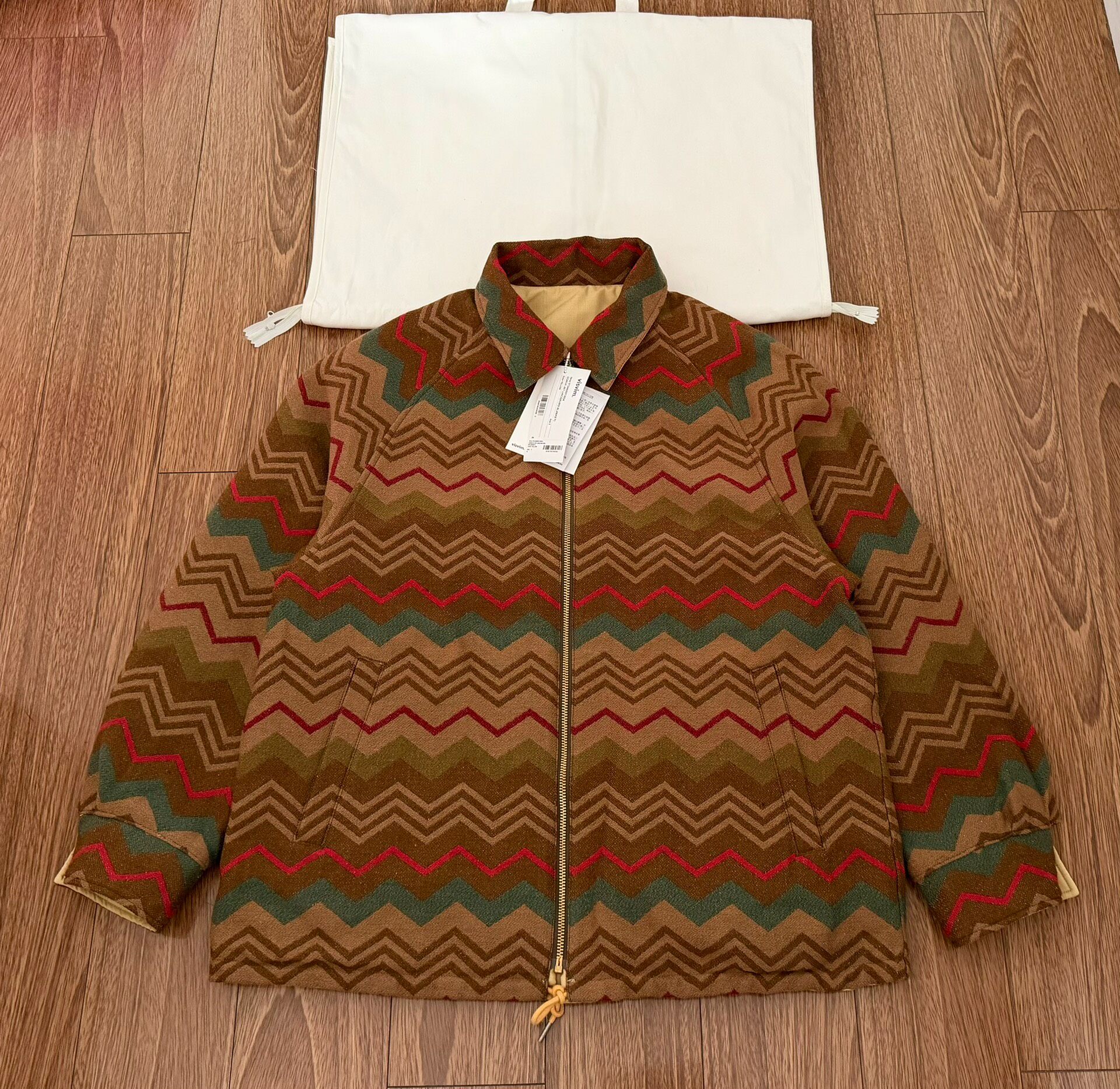 Visvim 24AW Reversible Coach Jacket — detail