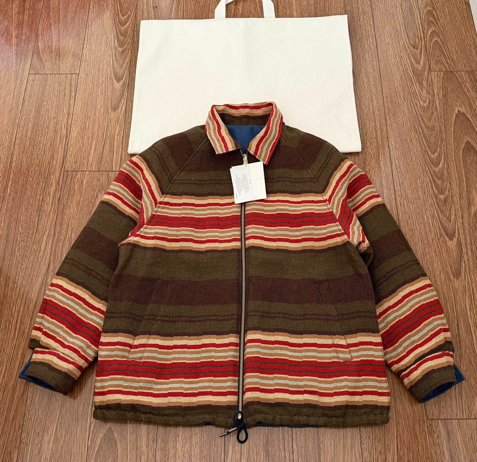 Visvim 24AW Jacquard Coach Jacket — detail