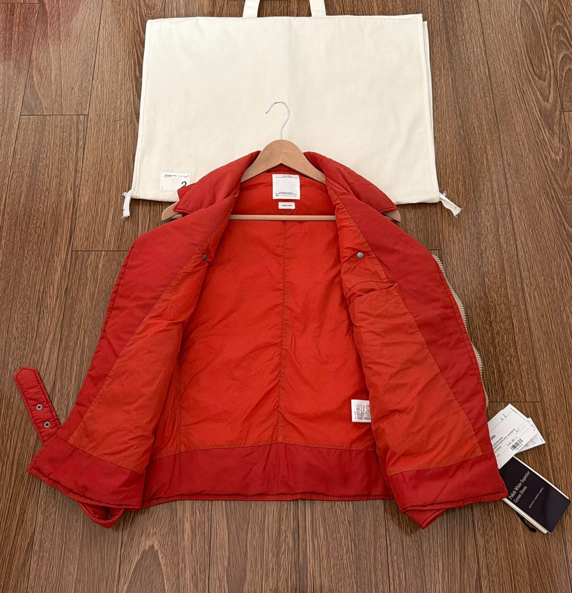 Visvim 20SS Strabler Down Vest — detail