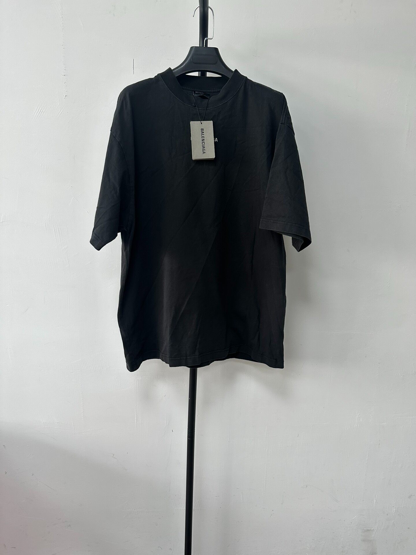 Balenciaga Men’s Black Short-Sleeve T-Shirt