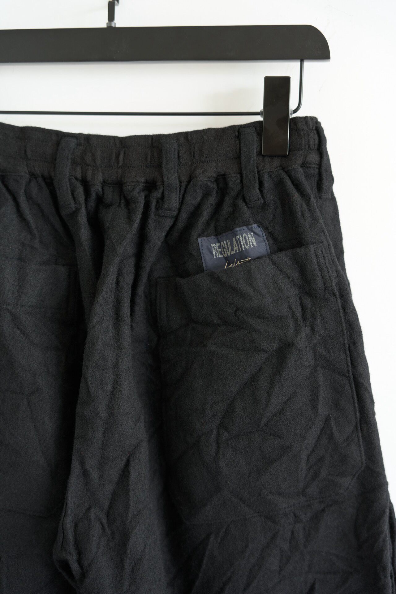 Yohji Yamamoto 17AW Wool Pants — label