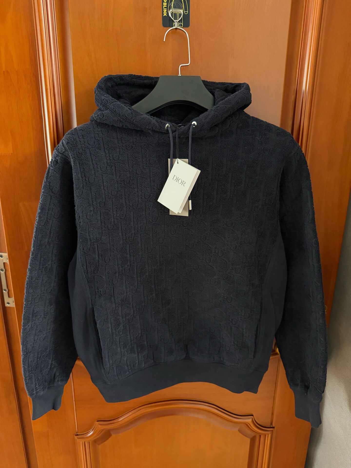 Dior Black All-Over Logo Hoodie