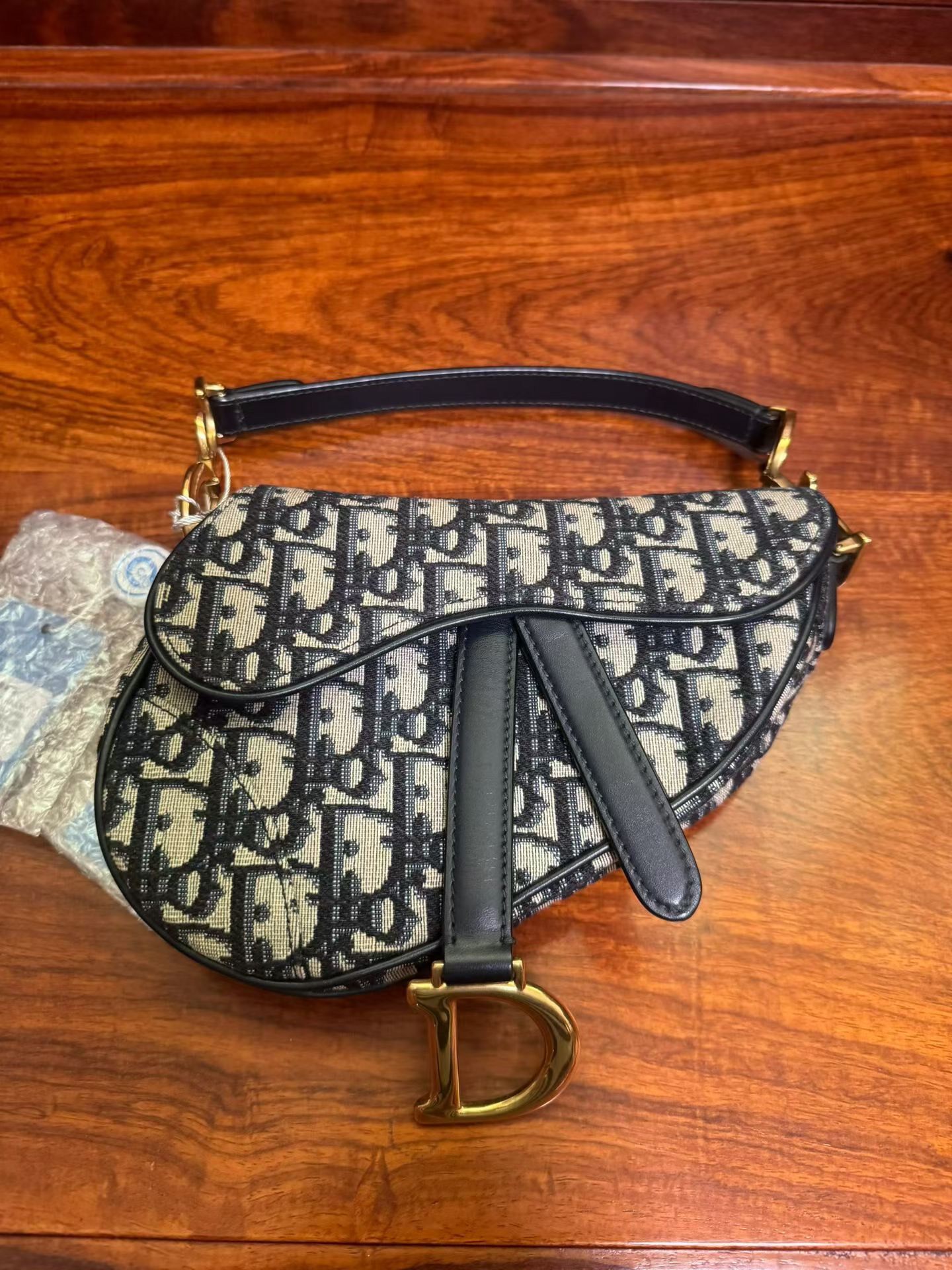 Dior Mini Monogram Saddle Bag