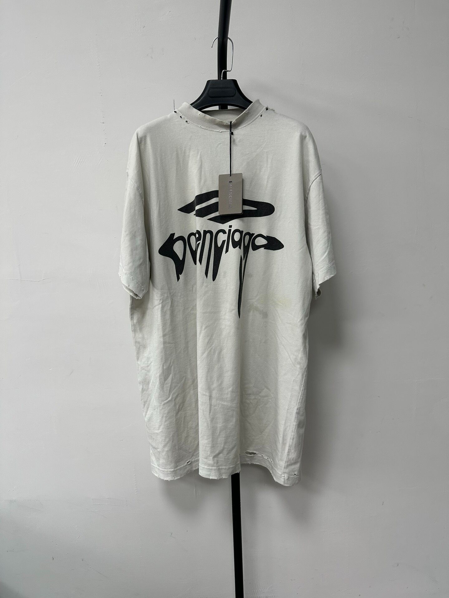 Balenciaga Logo Print Loose T-Shirt