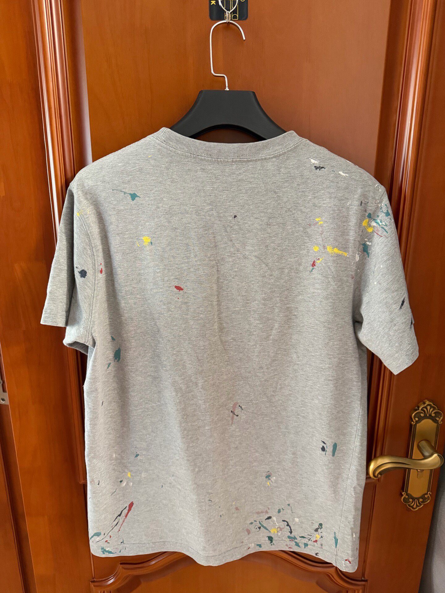 Dior Splatter Logo Short-Sleeve T-Shirt — front