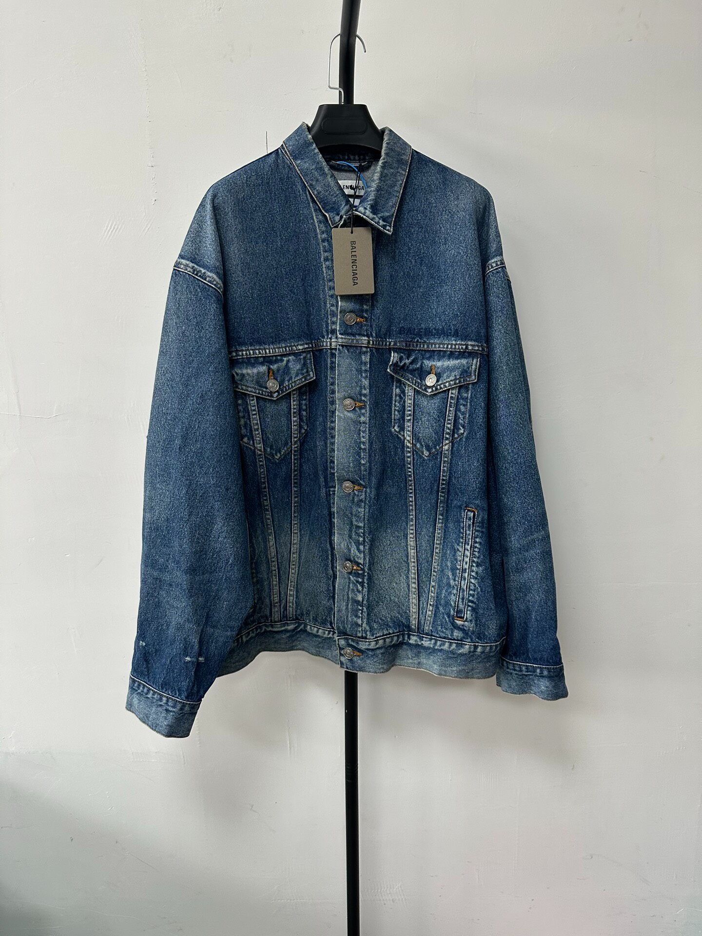 Balenciaga Women’s Blue Denim Jacket