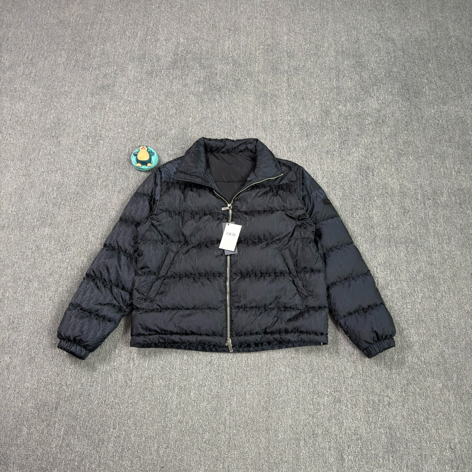 Dior Oblique Black Down Puffer Jacket