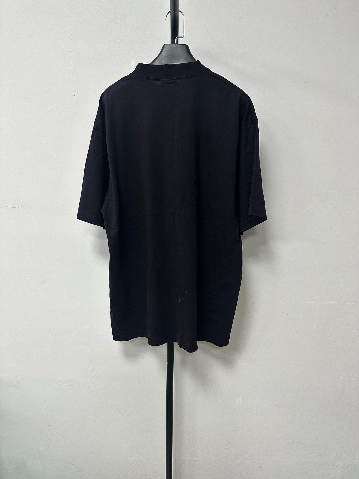 Balenciaga Men’s Logo Print Black T-Shirt — front