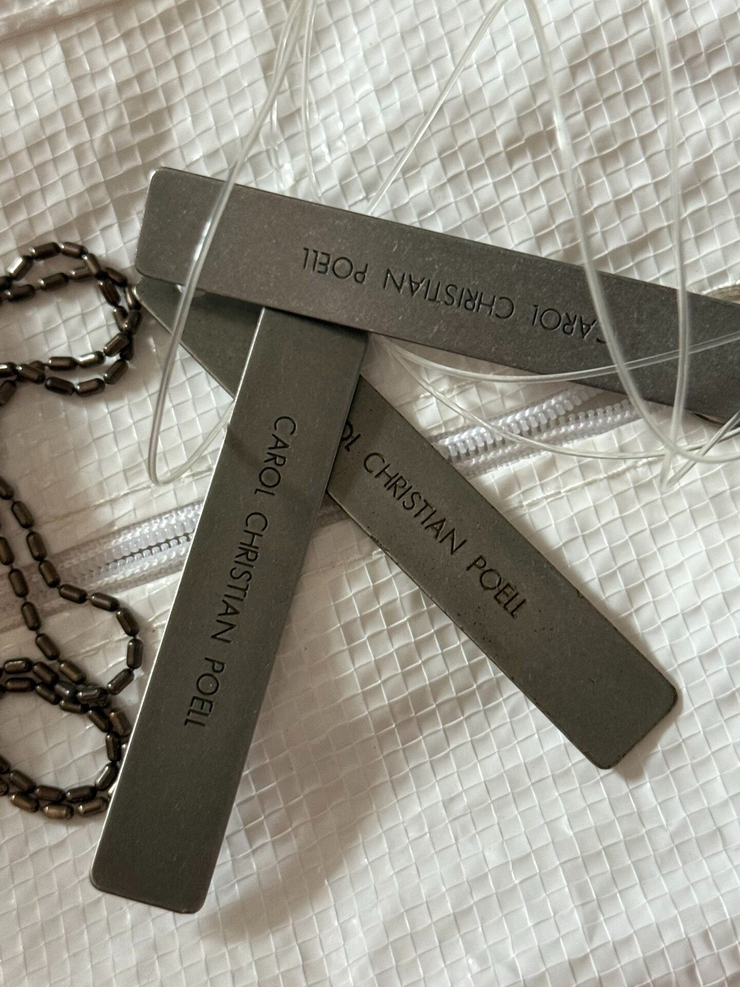 Carol Christian Poell CCP Compass Necklace — back