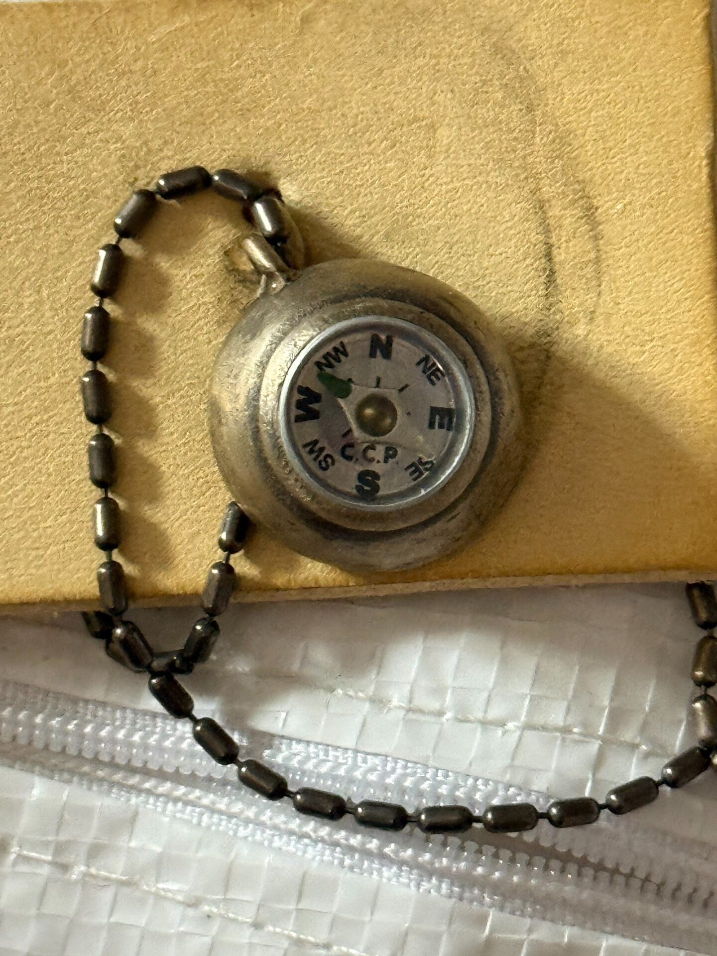 Carol Christian Poell CCP Compass Necklace — front