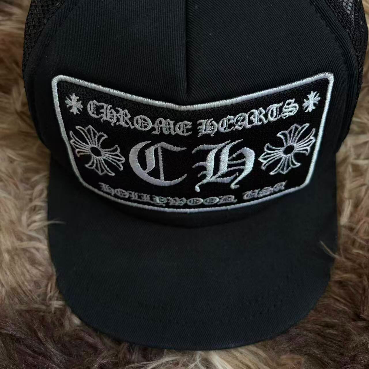 Chrome Hearts Hollywood Limited Trucker Cap — front