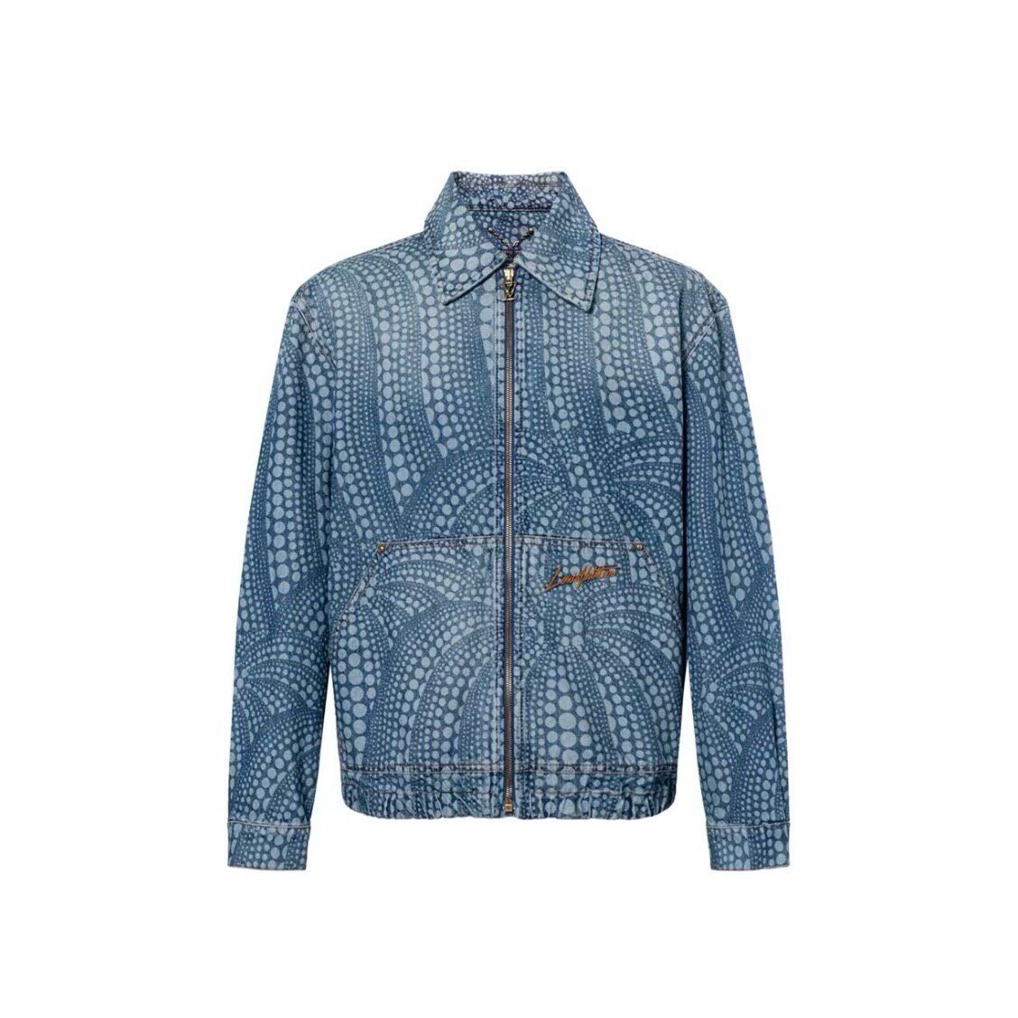 LV x Kusama Polka Dot Denim Jacket