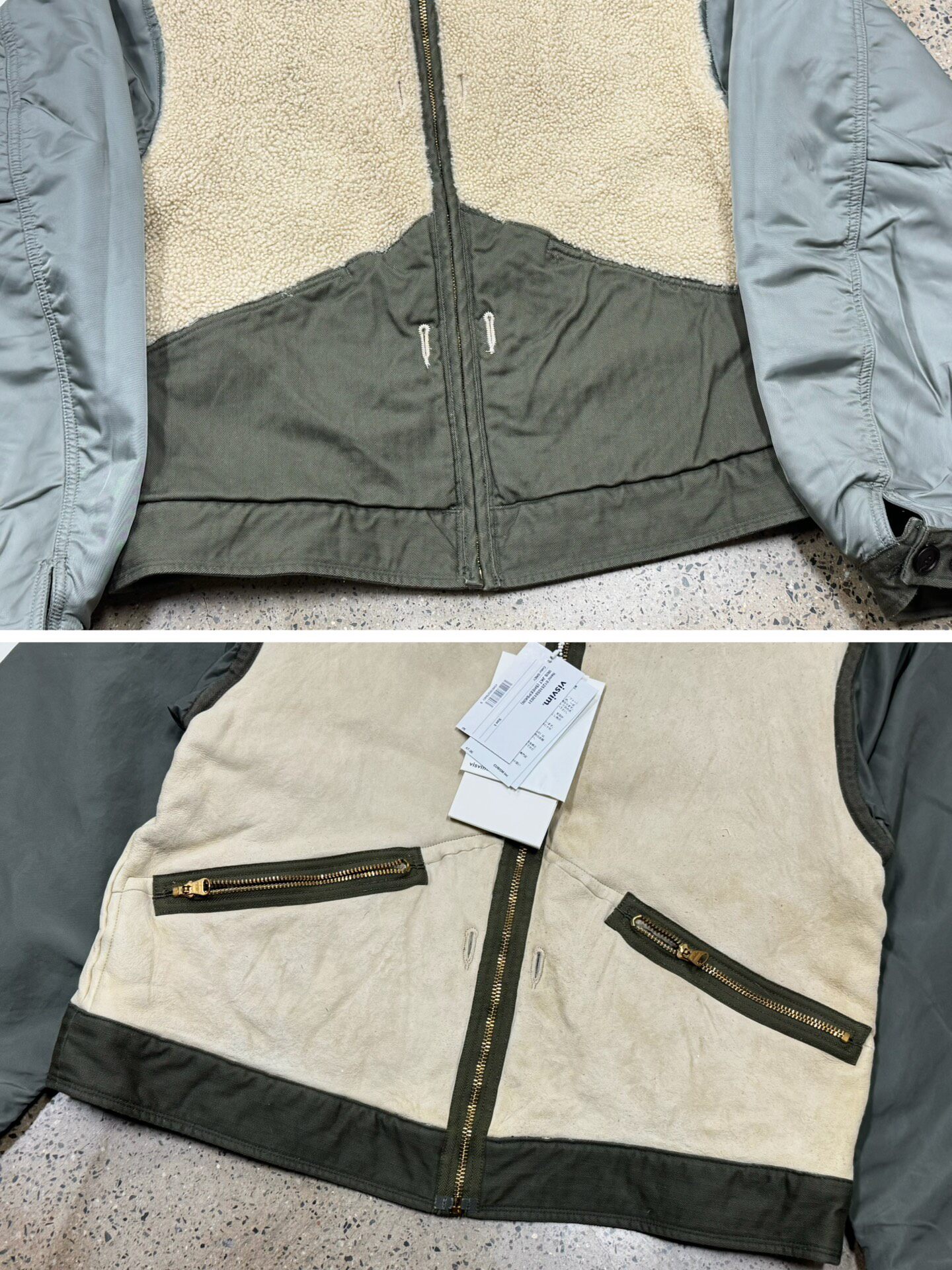 Visvim 25SS Reversible Iris JKT — label