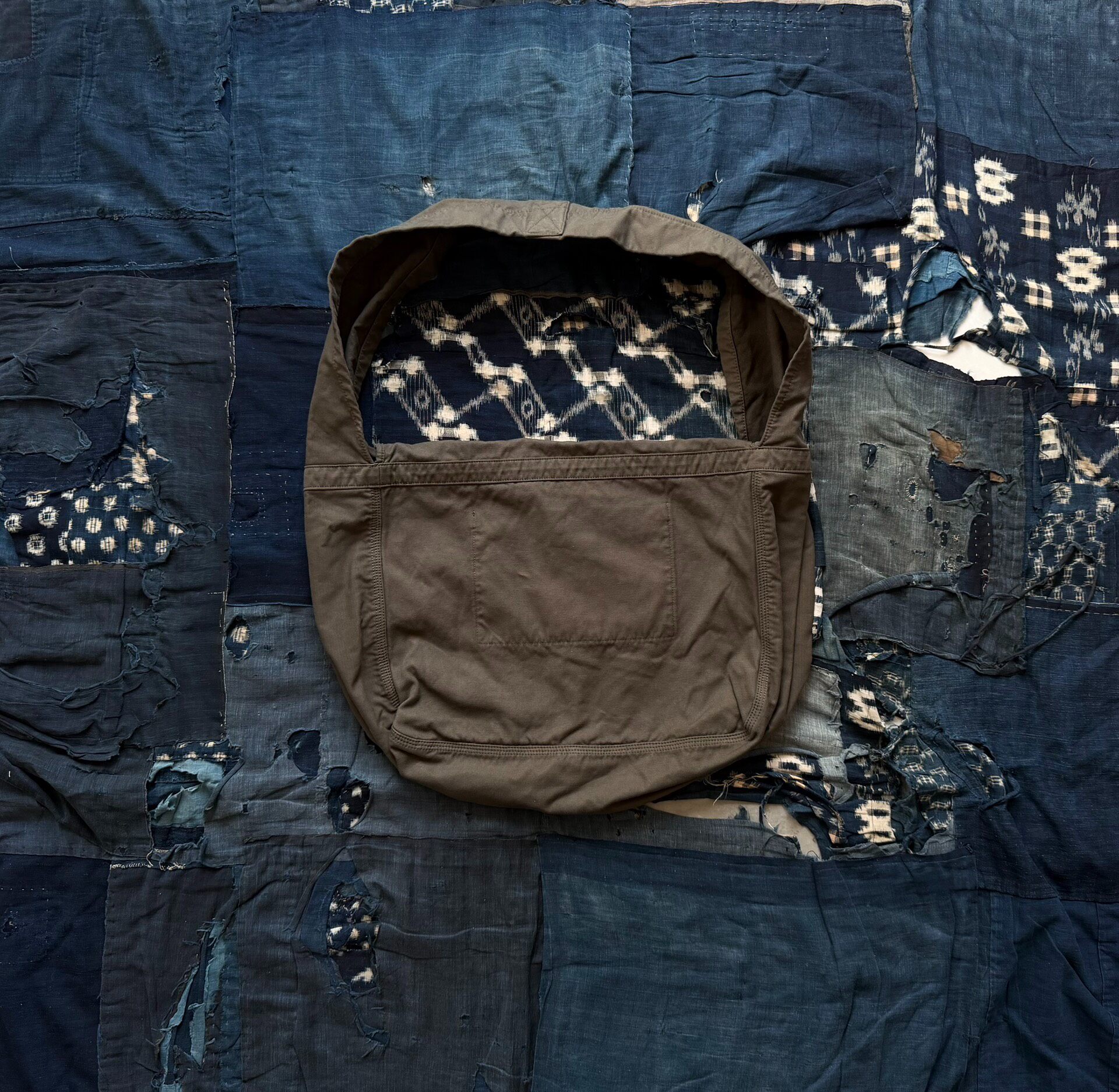 VISVIM 26SS Large Shoulder Bag — front