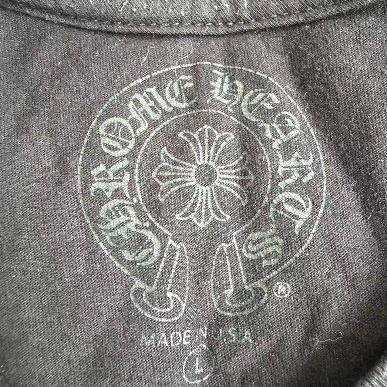 Chrome Hearts Rainbow Gradient Long Sleeve Tee — detail