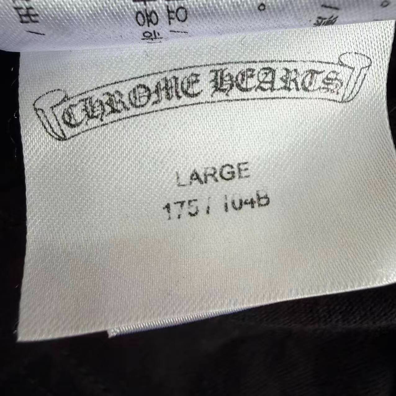 Chrome Hearts Rainbow Gradient Long Sleeve Tee — label