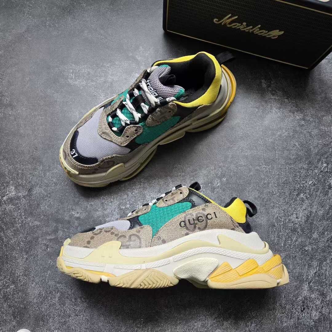 Balenciaga x Gucci Triple S Sneakers — back