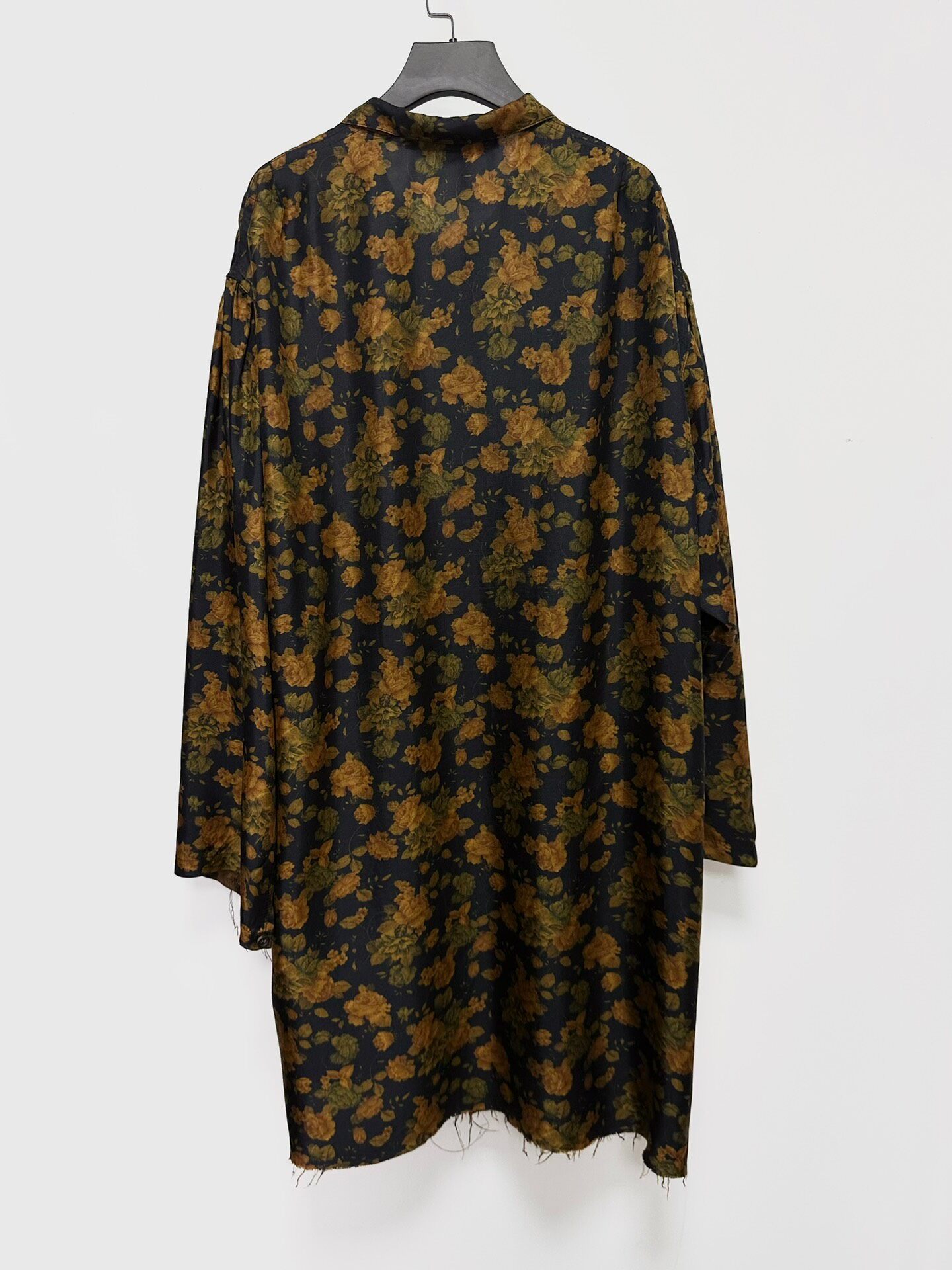 Archivio j.m Ribot Yellow Rose Silk Shirt — front