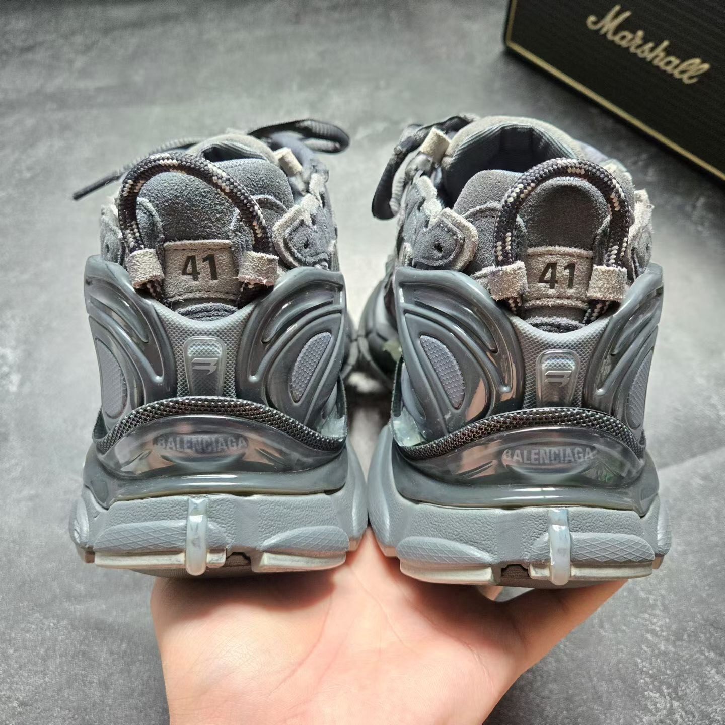 Balenciaga Runner 2.0 Gray Sneakers — detail