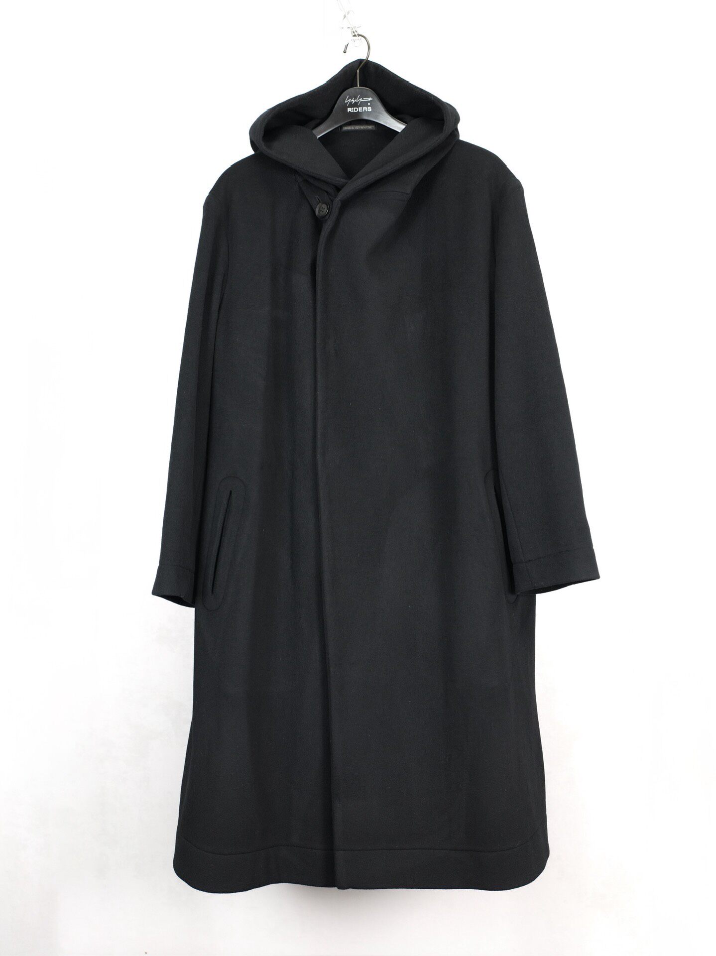 Yohji Yamamoto 12AW Hooded Coat — detail