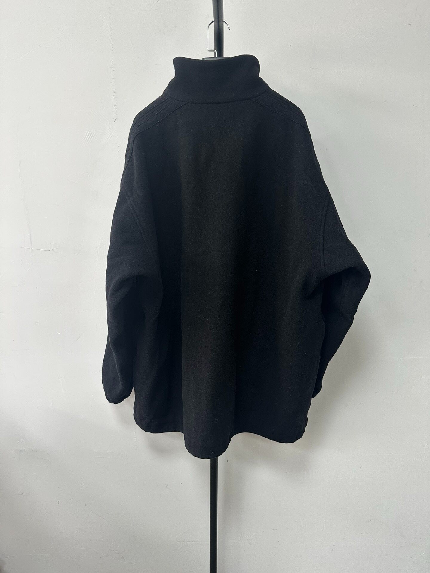 Balenciaga Logo Zip-Up Jacket — front
