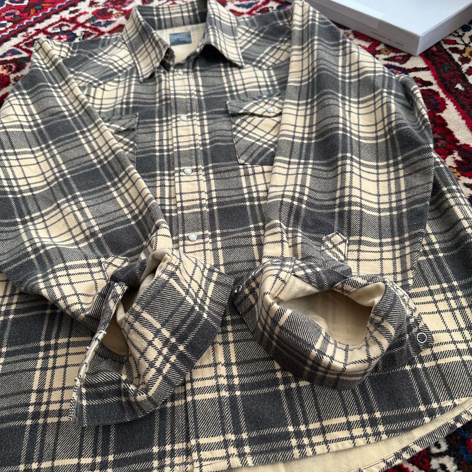 VISVIM 24AW ICT Four Corners Check LS — label