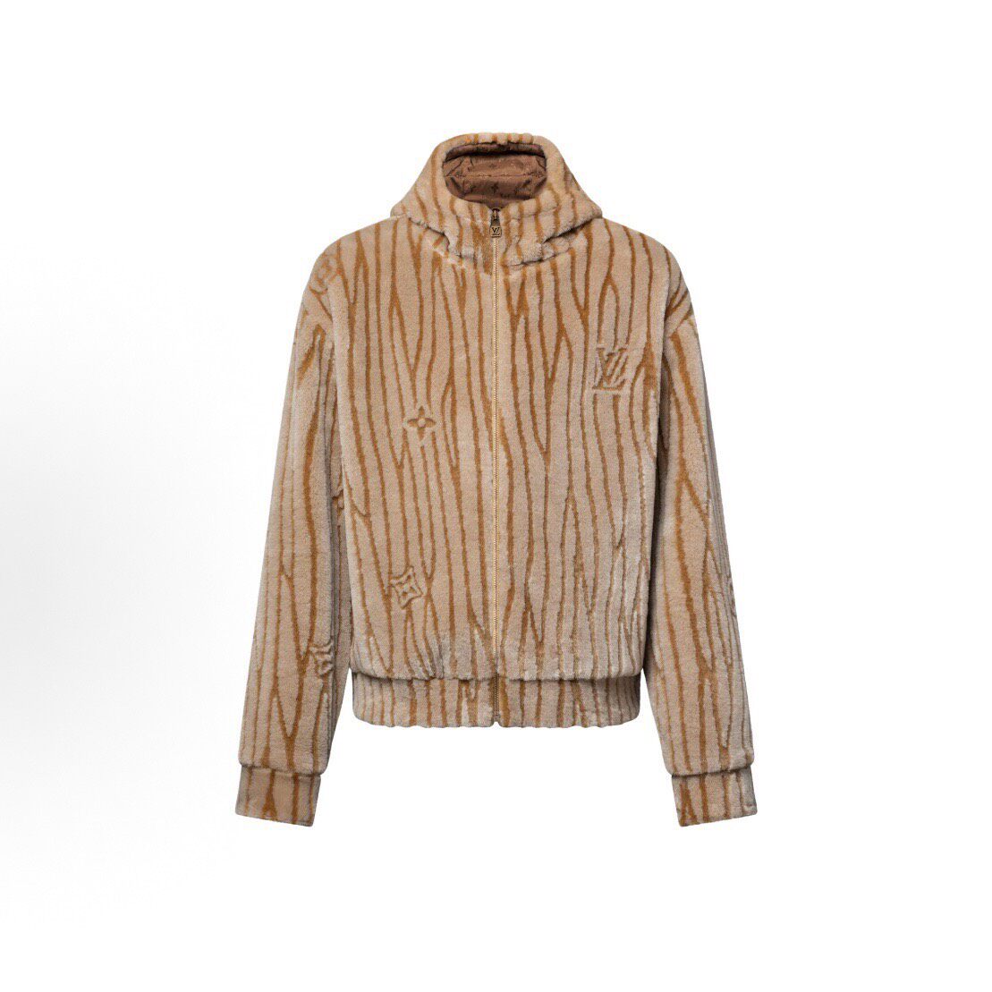 Louis Vuitton SS26 Fluffy Ski Hooded Jacket