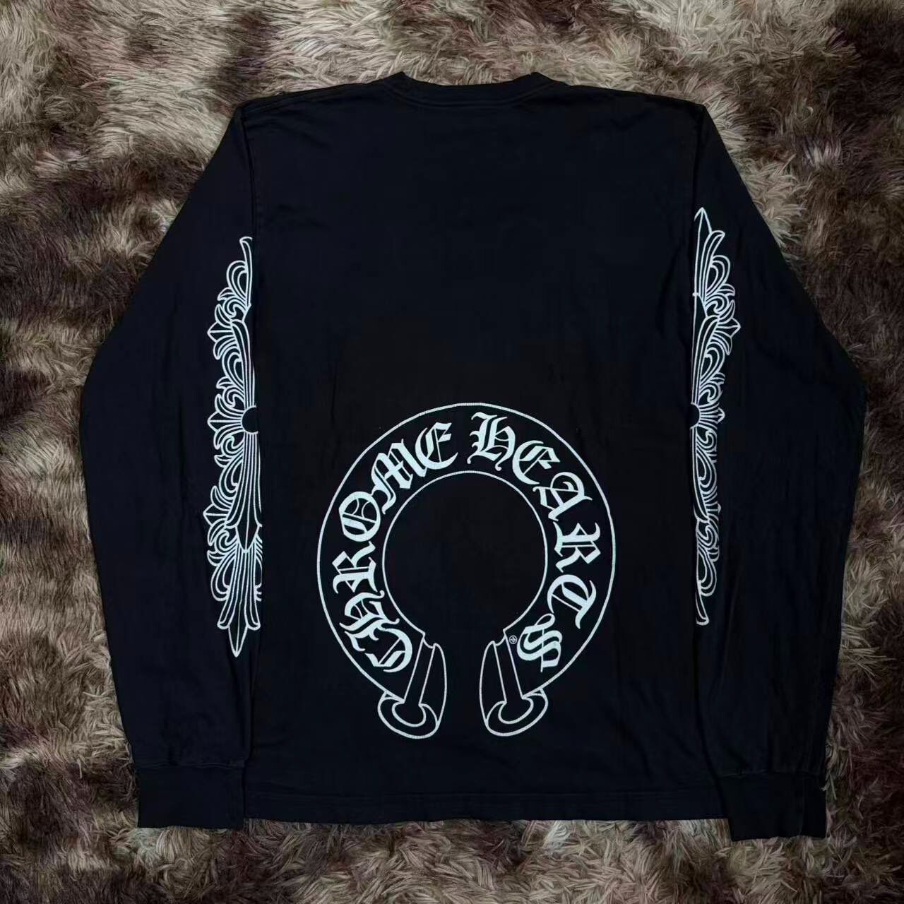 Chrome Hearts Black Long-Sleeve Shirt — front