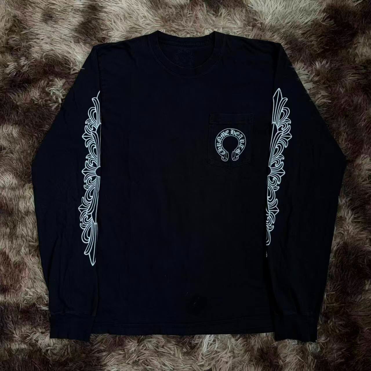 Chrome Hearts Black Long-Sleeve Shirt