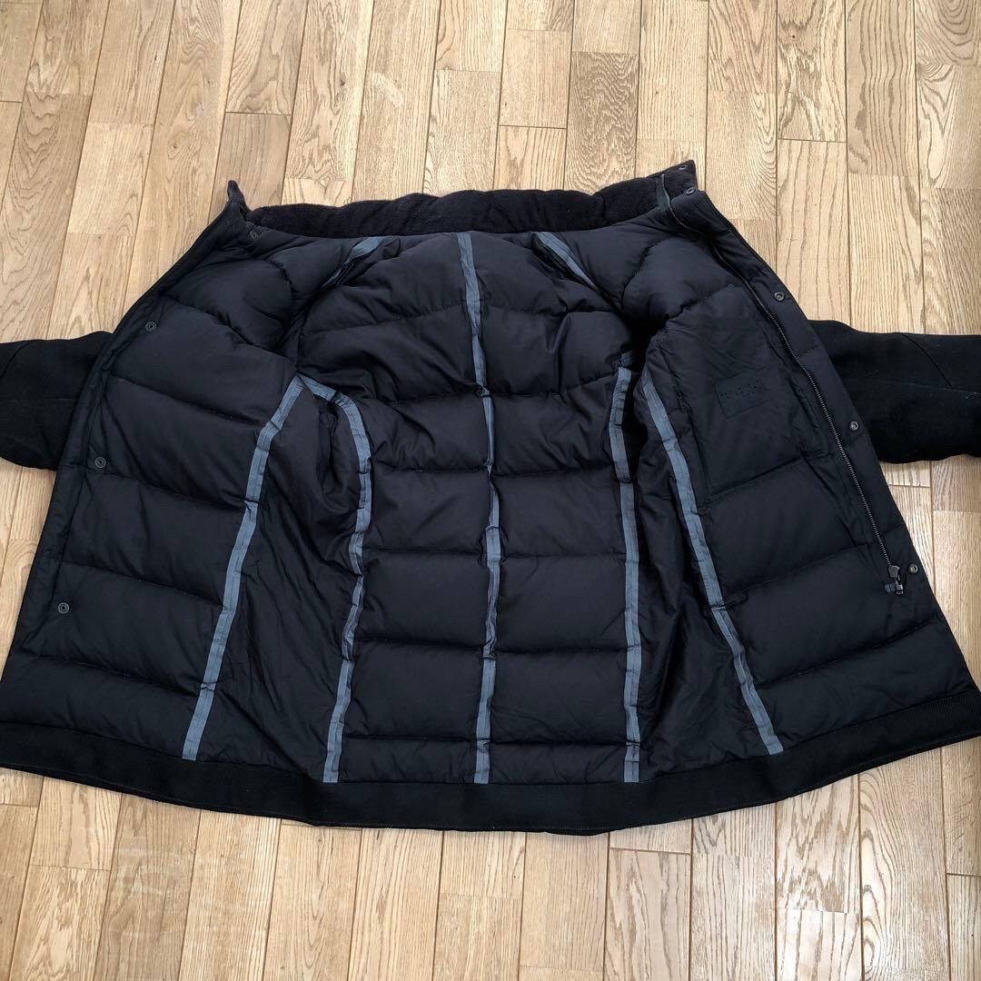 Devoa 18AW Buckle Down Jacket — detail