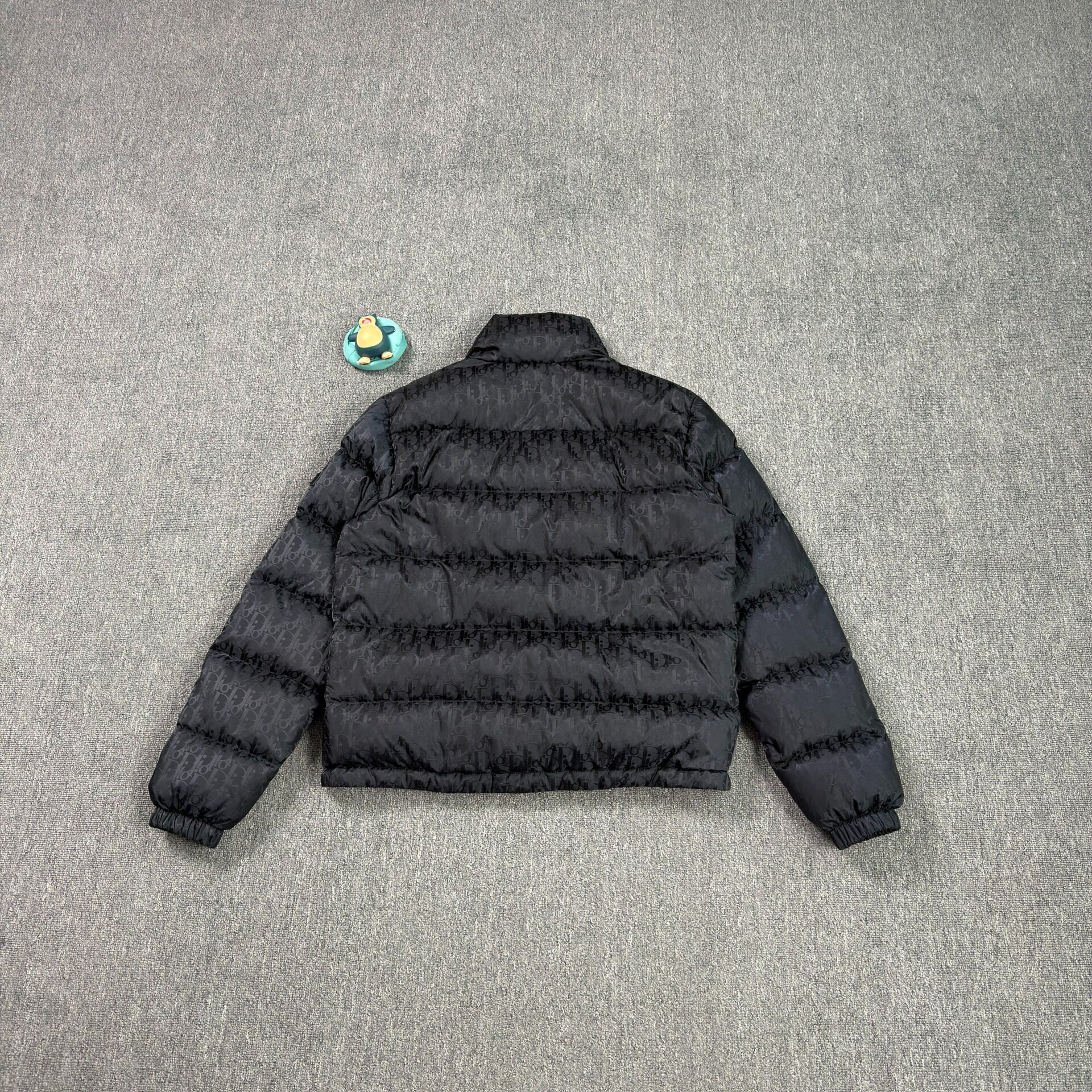 Dior Oblique Black Puffer Jacket — front