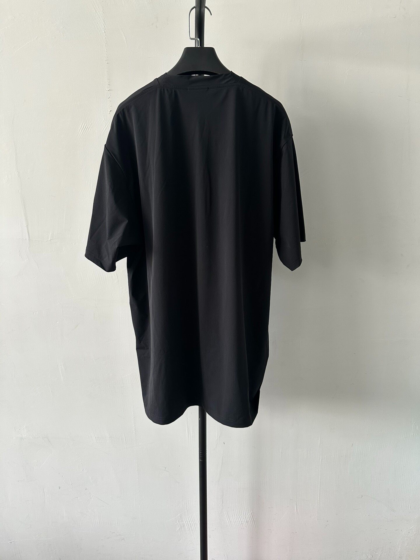 Balenciaga Men's Black Logo T-Shirt — front