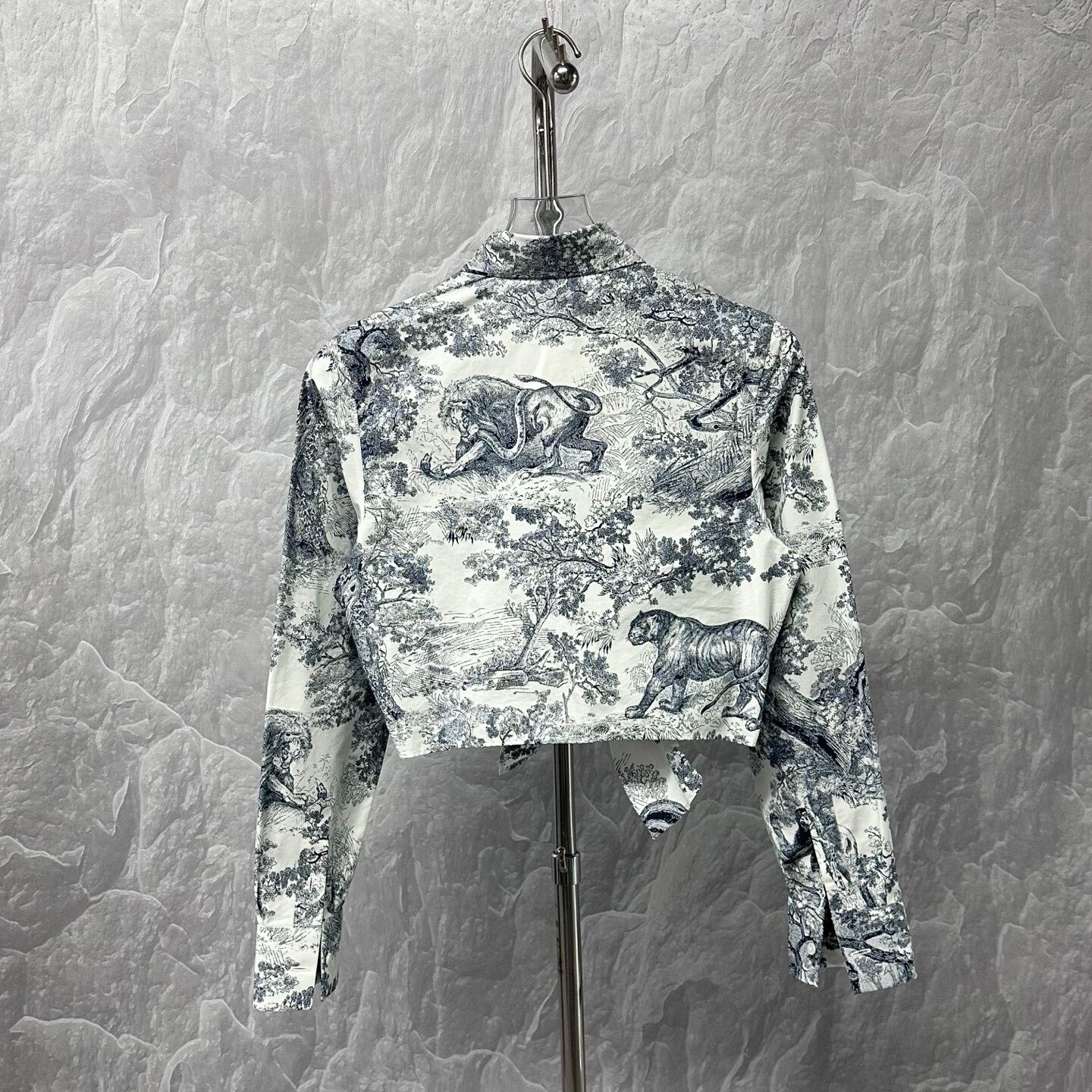 Dior Dioriviera FW25 Animal Print Shirt — back