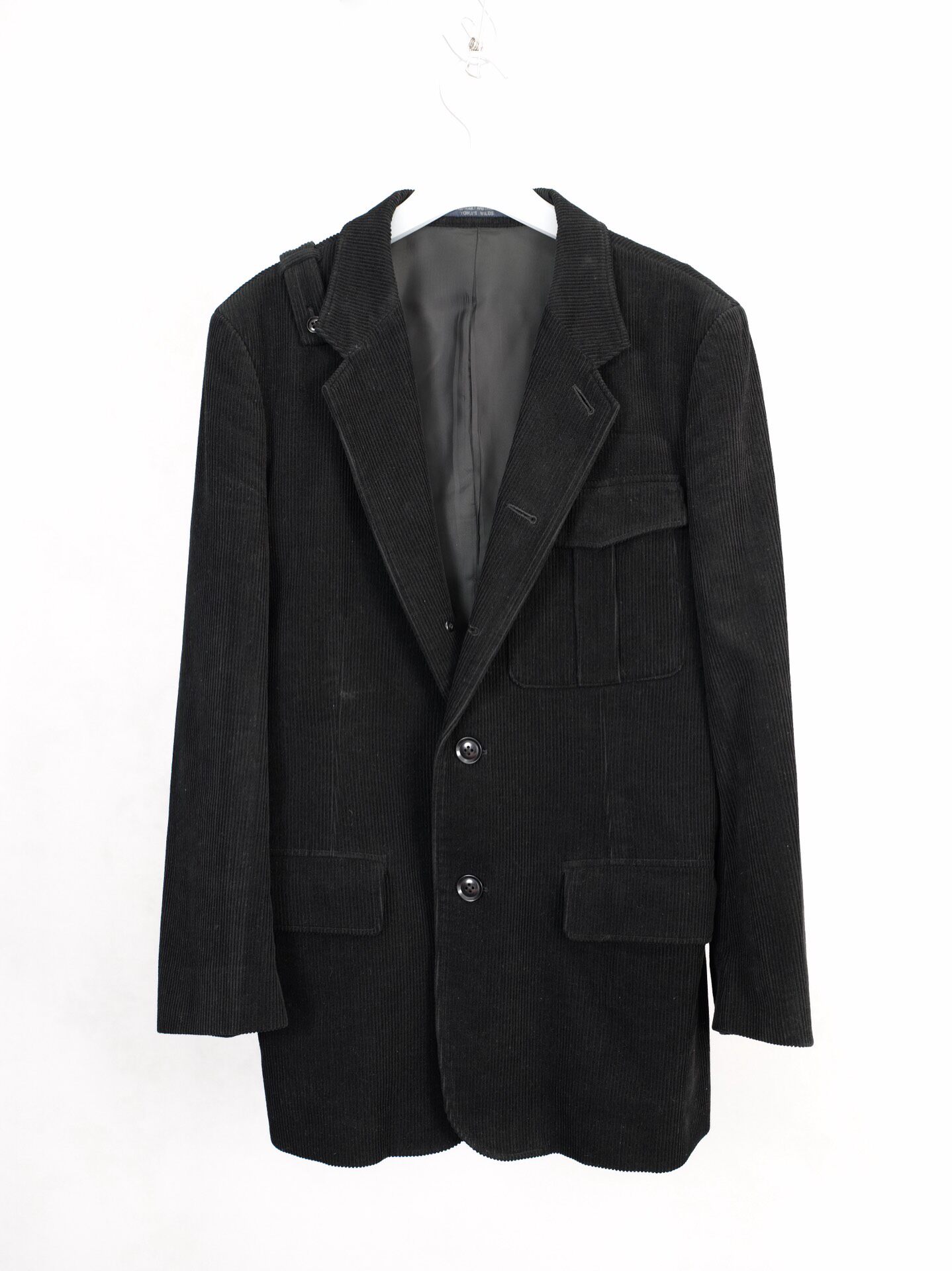 Yohji Yamamoto 17AW Corduroy Doctor Coat — front