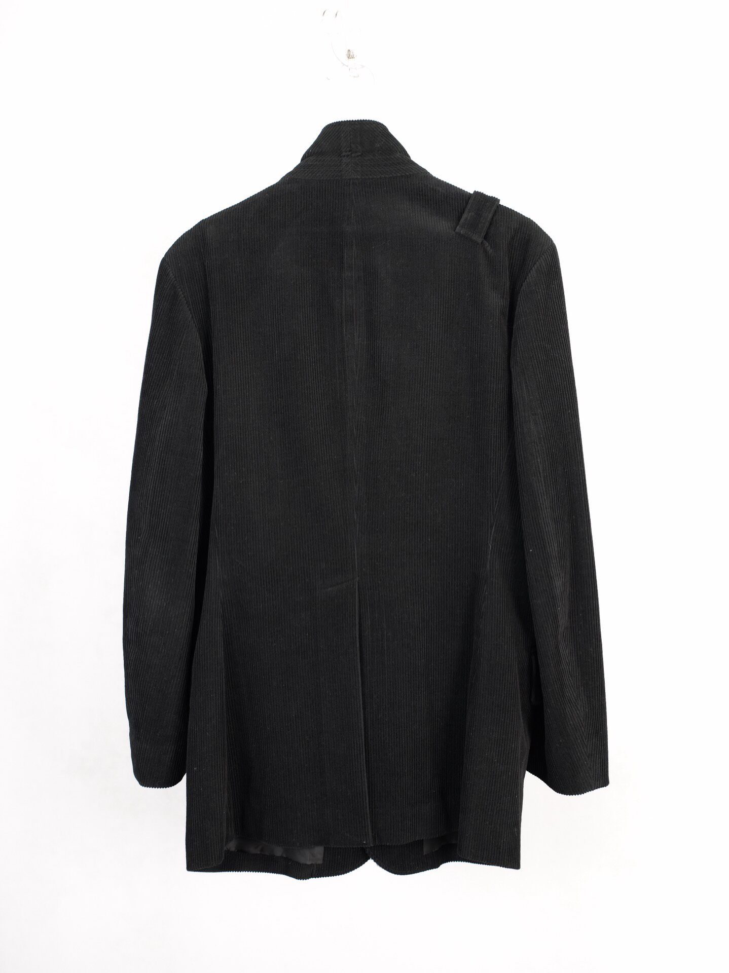 Yohji Yamamoto 17AW Corduroy Doctor Coat — detail