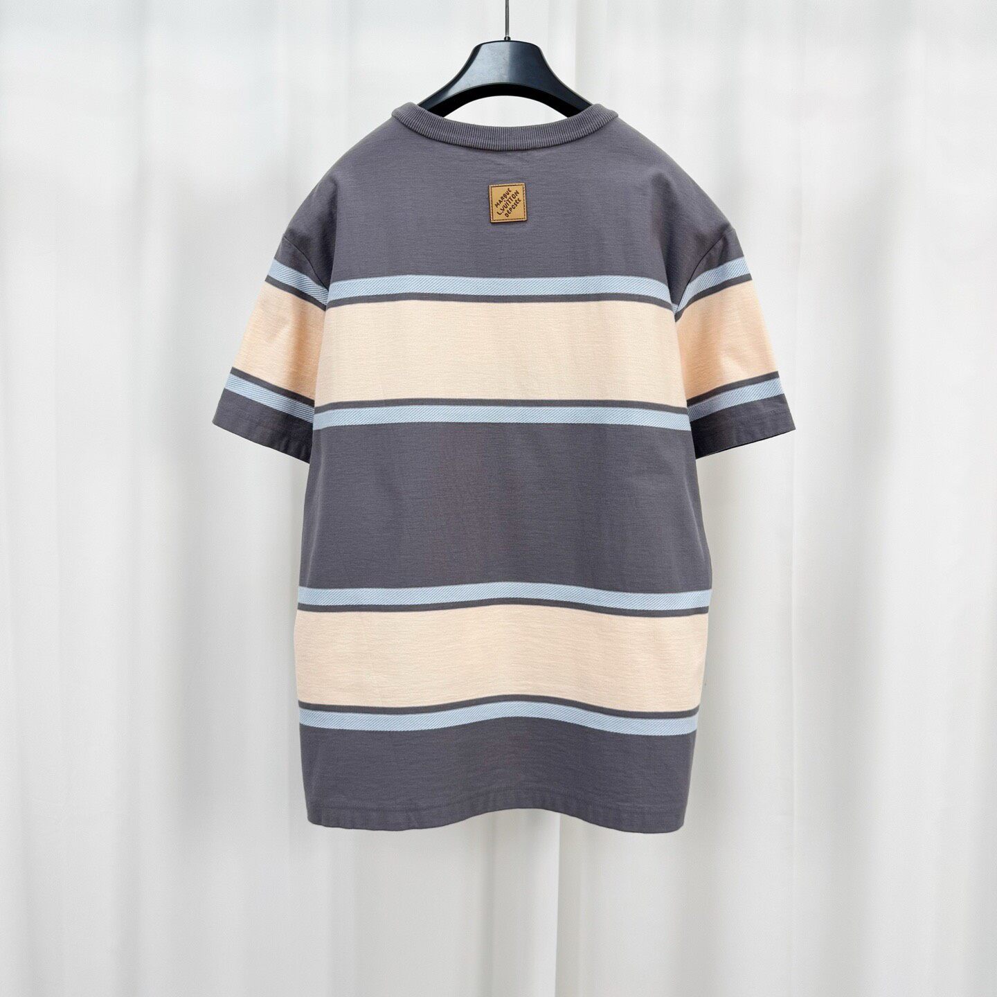 Louis Vuitton Striped Short-Sleeve Tee — front