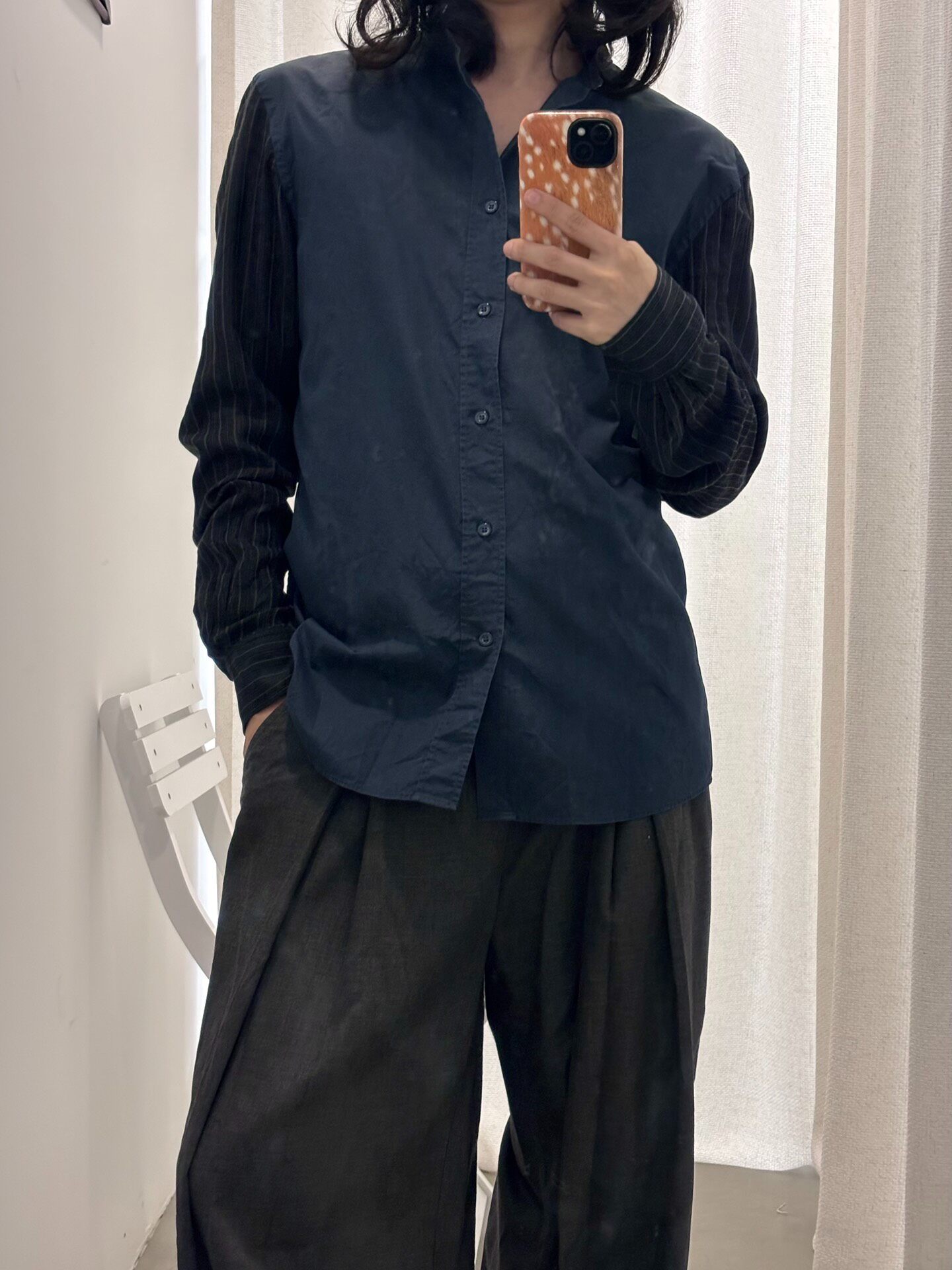 Alexander McQueen SS2012 Navy Striped Shirt