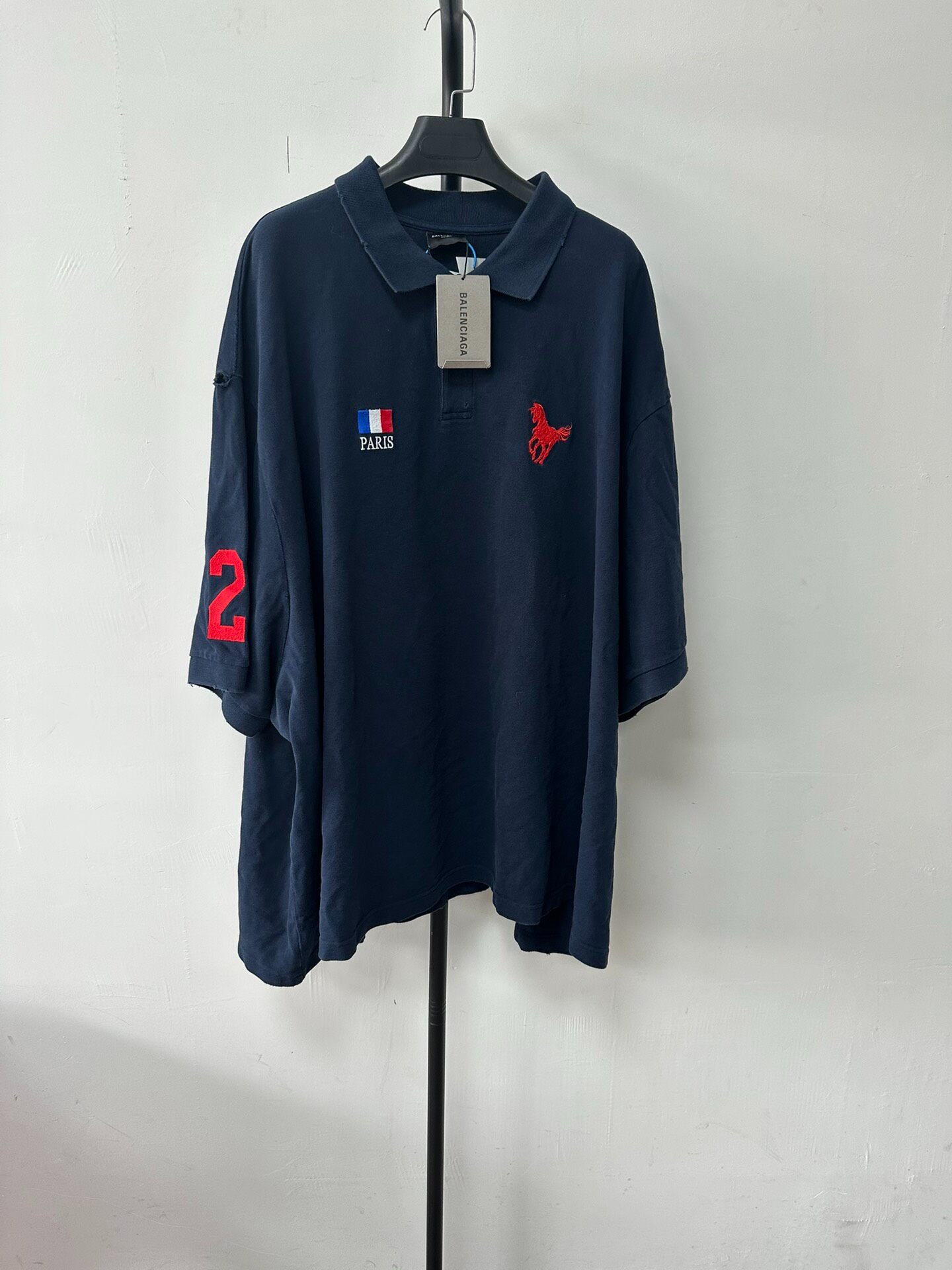 Balenciaga Men's Oversized Polo