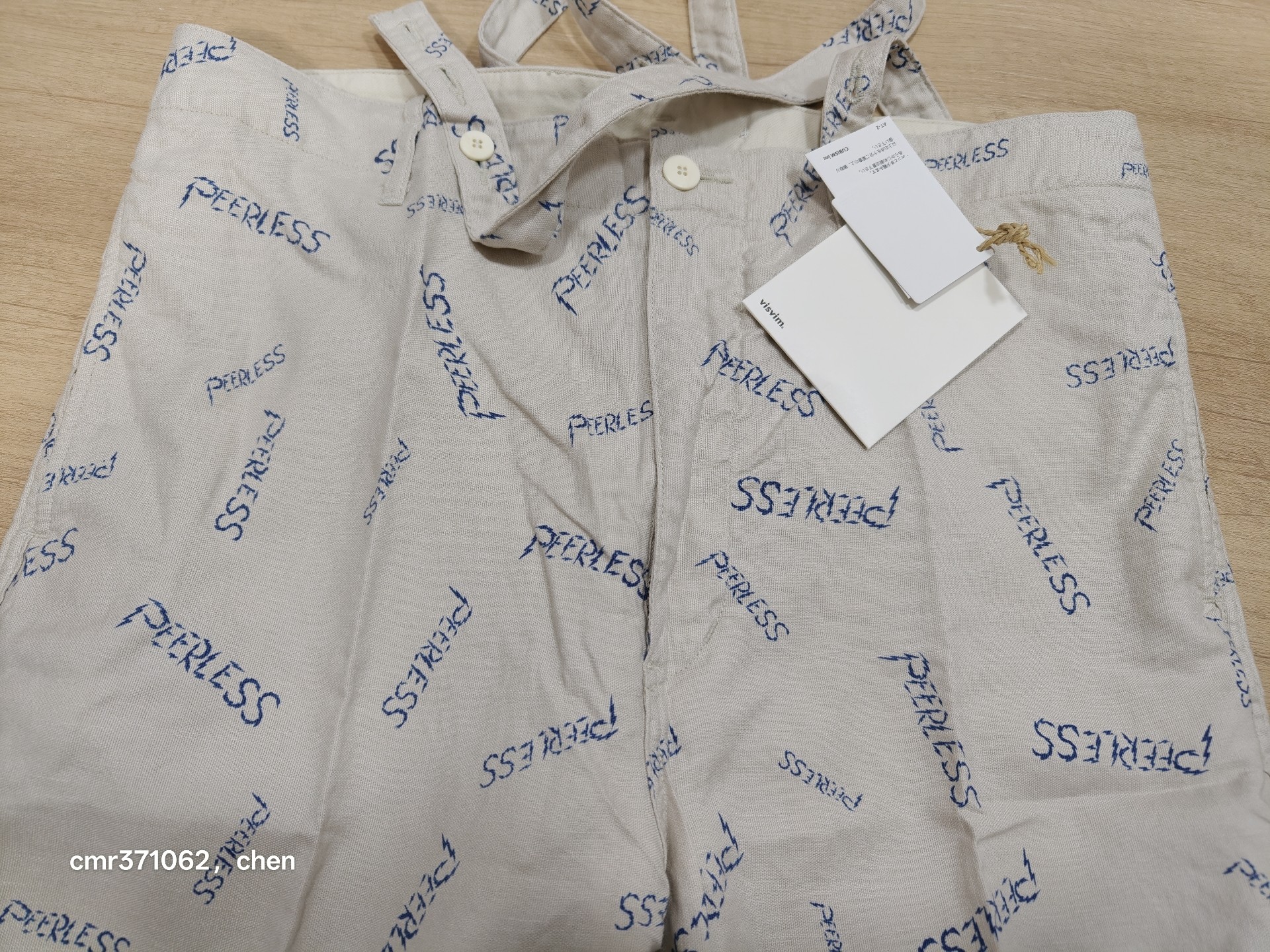 VISVIM 20 ICT PASTORAL Braces Shorts — back