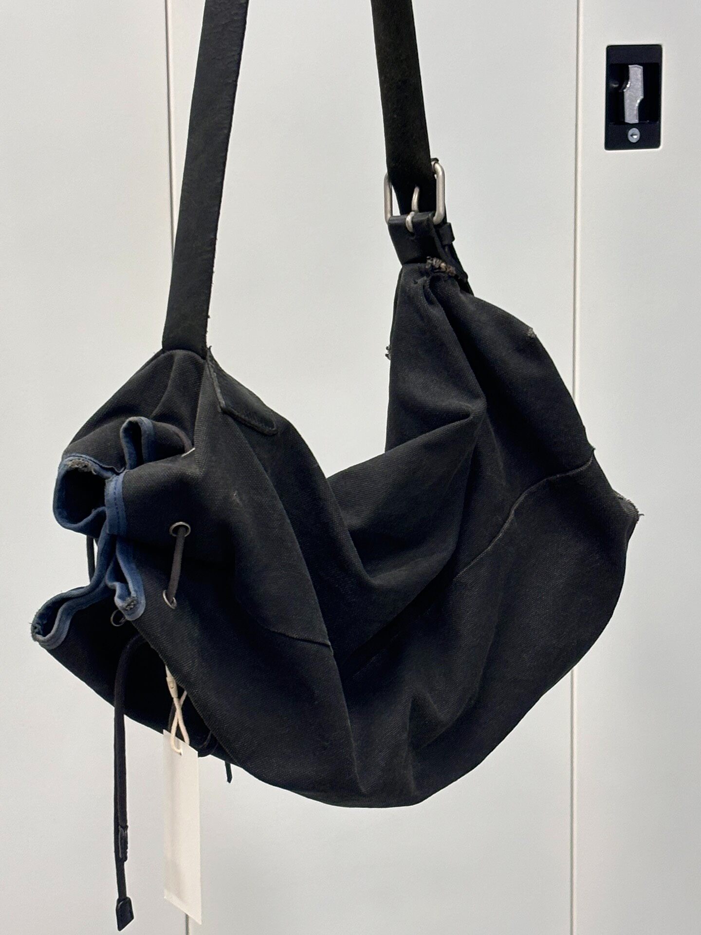Dries Van Noten 00's Slouchy Bag — label