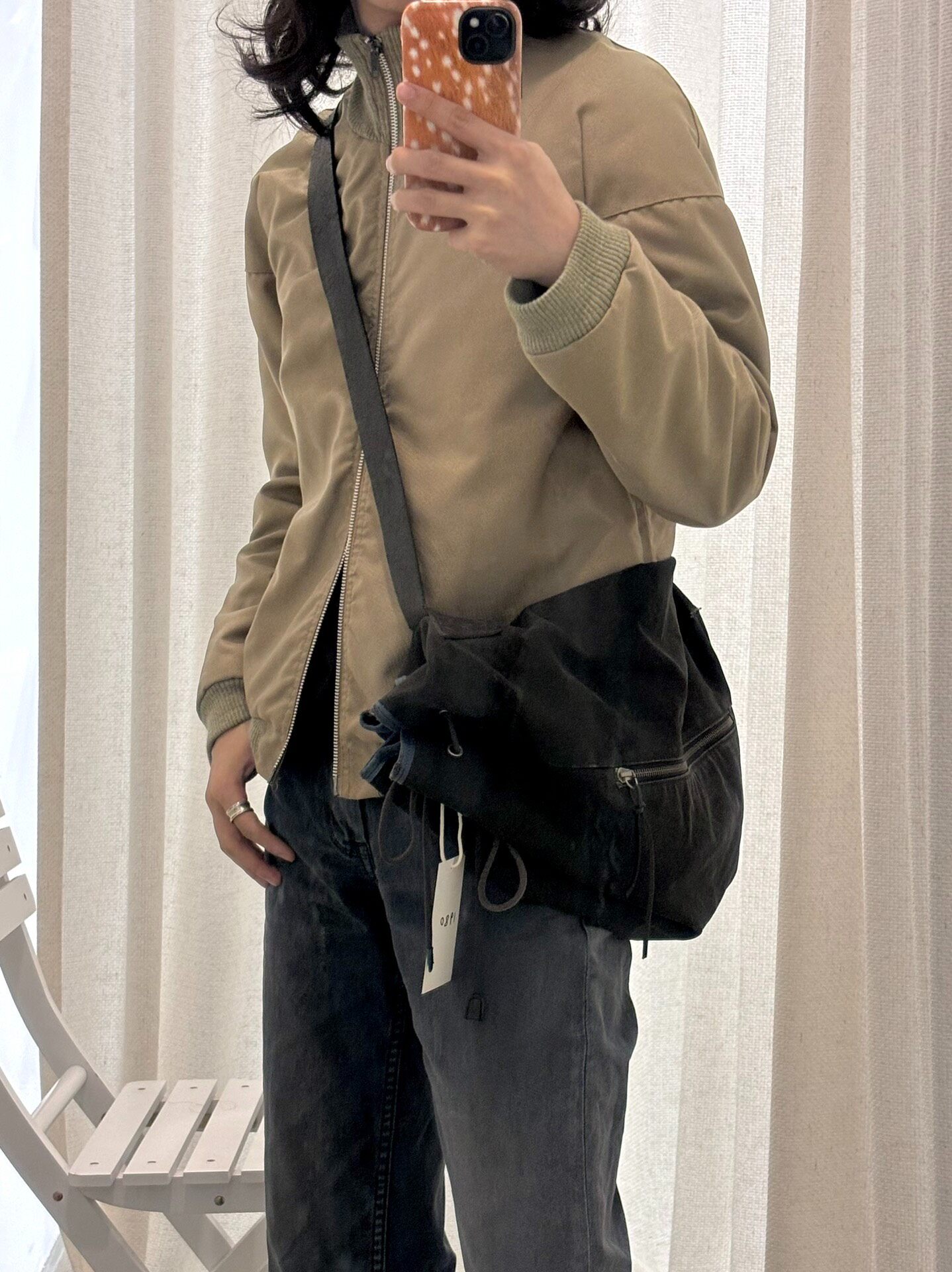 Dries Van Noten 00's Slouchy Bag — detail