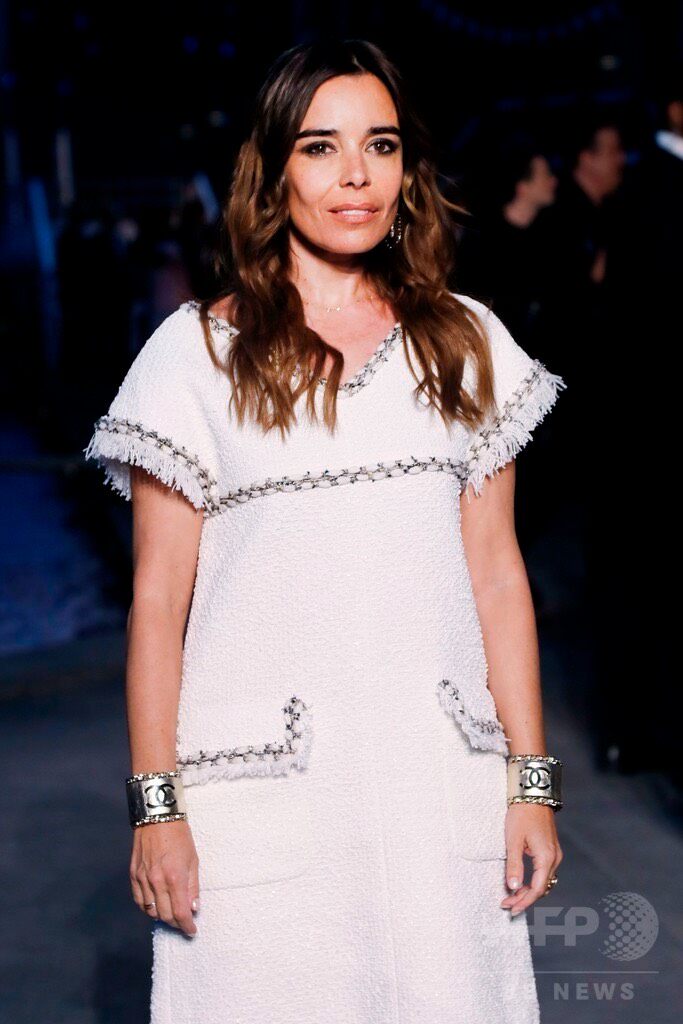 Chanel Beige Knit Sleeveless Dress — detail