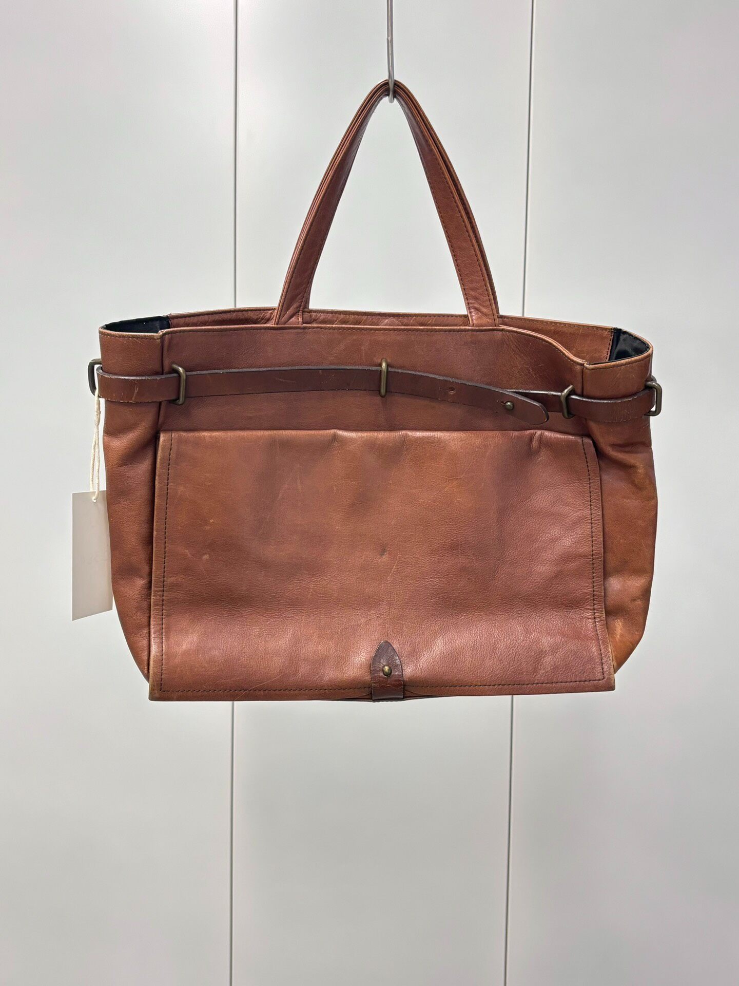 Dries Van Noten 00's Leather Belt Tote