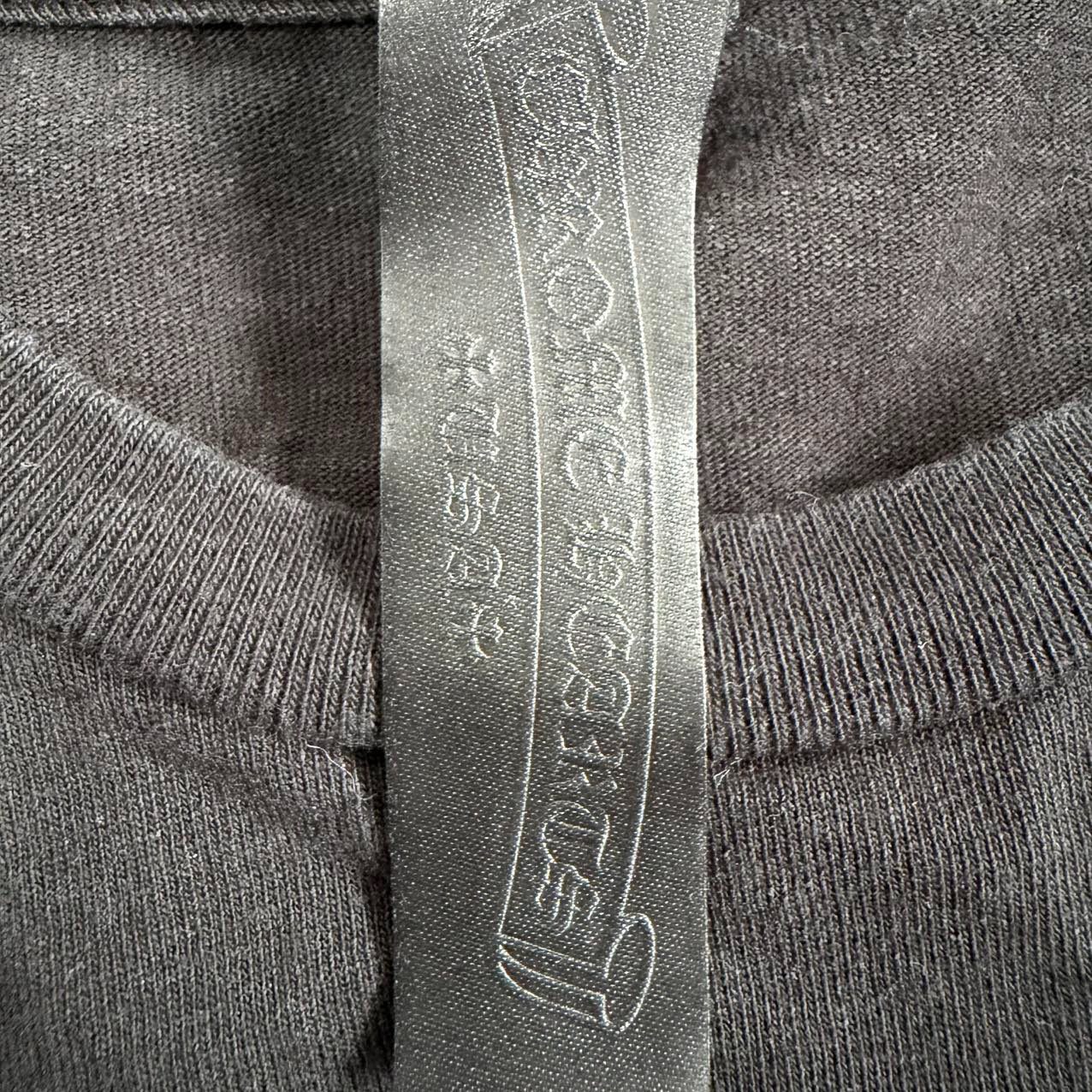 Chrome Hearts Black Cross Embroidery Top — front