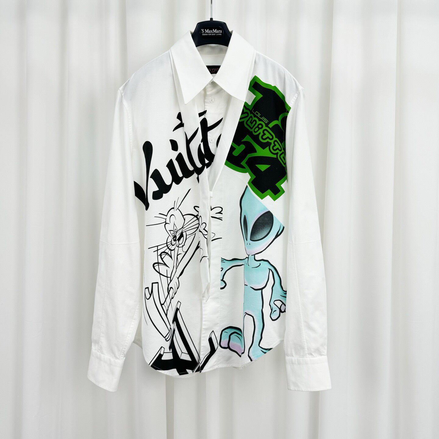 Louis Vuitton Alien Print Long-sleeve Shirt