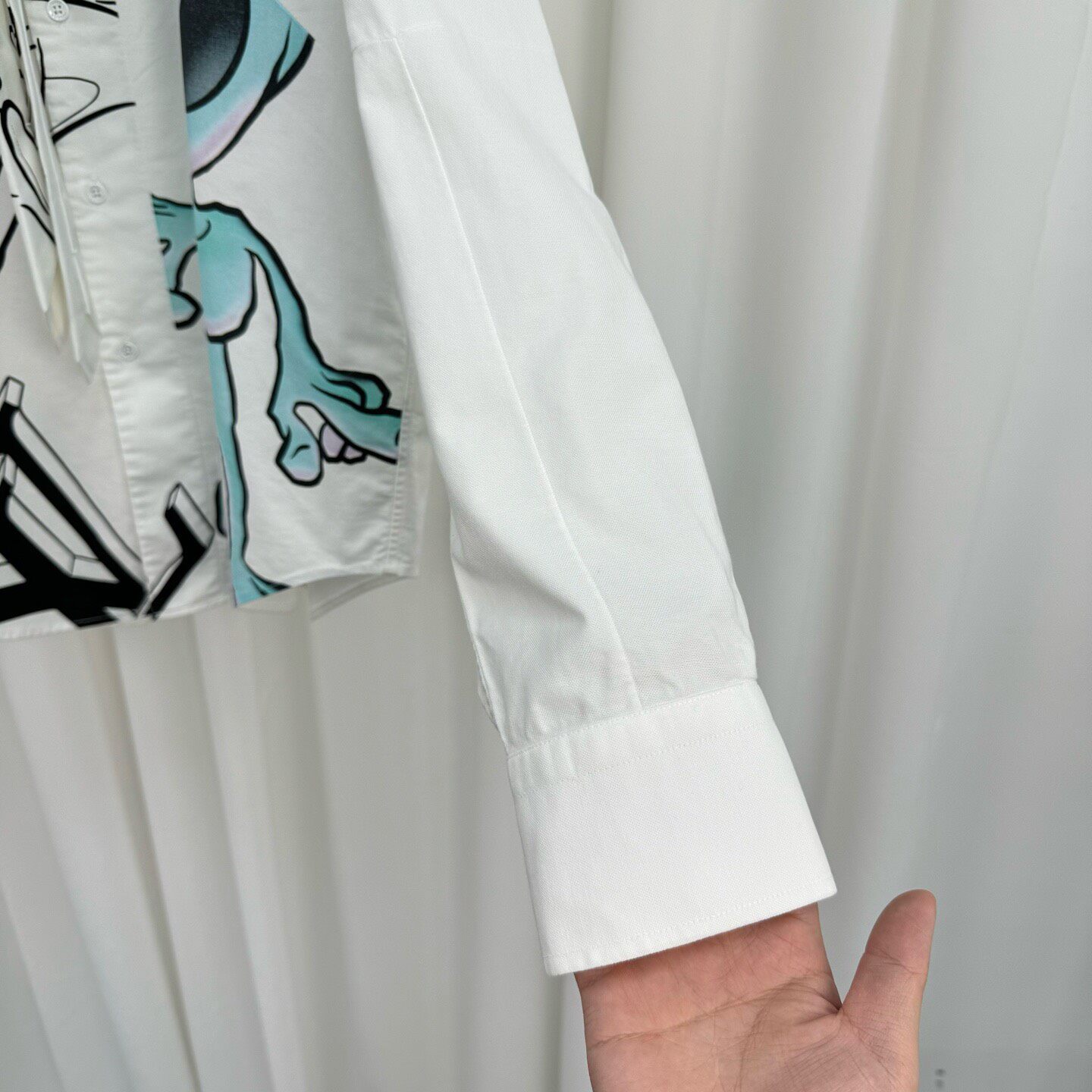 Louis Vuitton Alien Print Long-sleeve Shirt — back