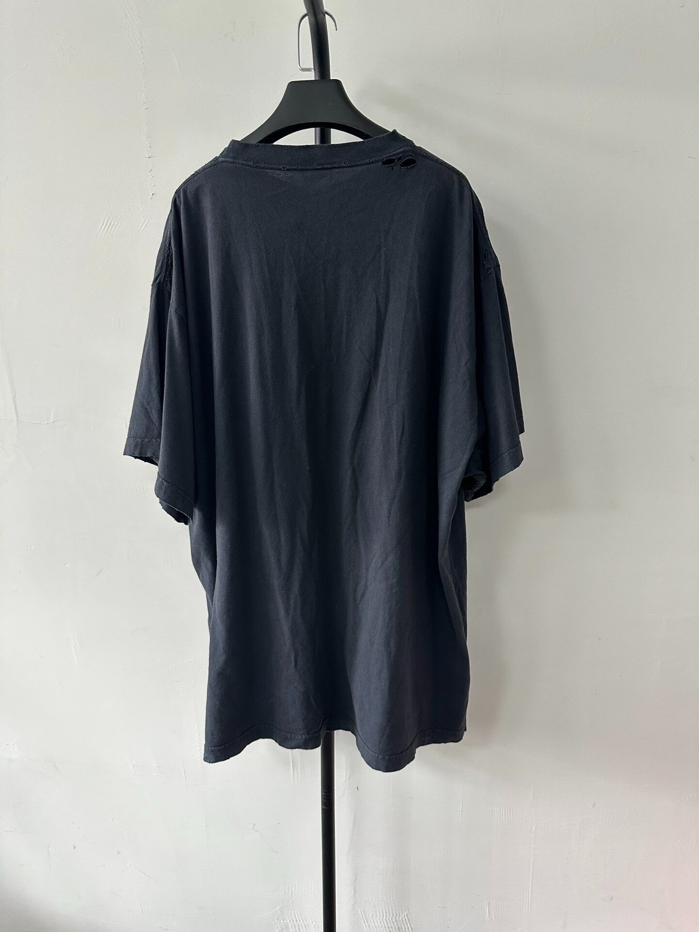 Balenciaga Black Oversized T-Shirt — front