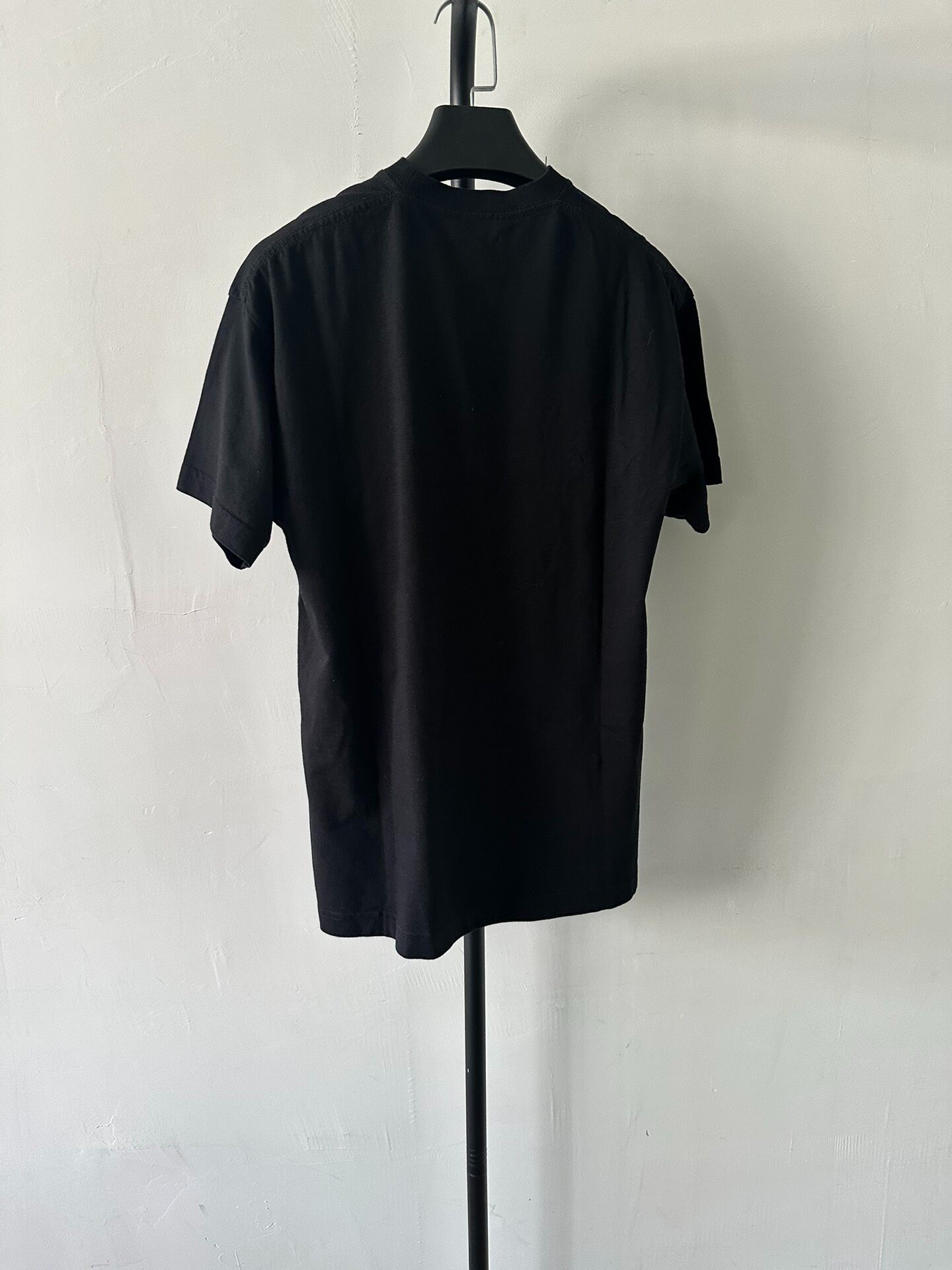 Balenciaga Men’s Black Short Sleeve Tee — front