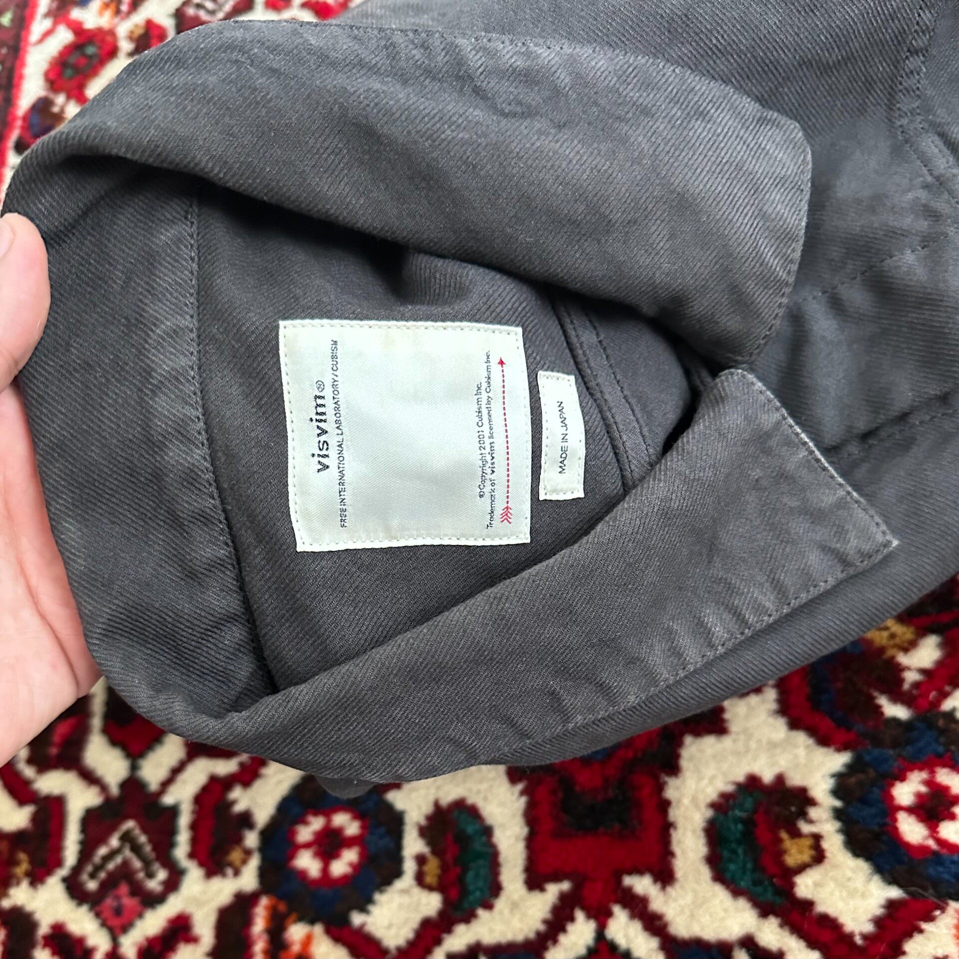 Visvim 21SS 101XX Dry Pique Jacket — back